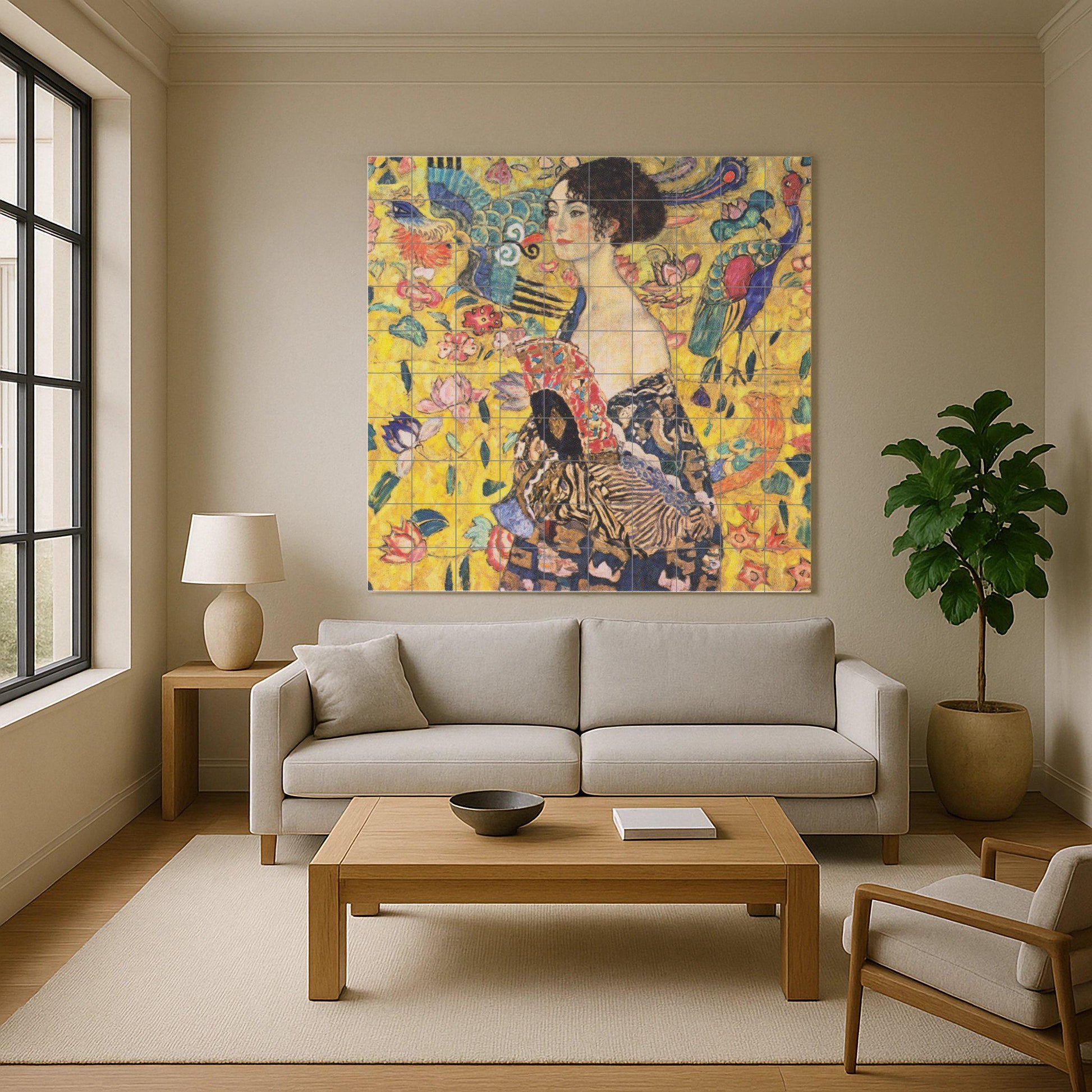 La dama del abanico de Gustav Klimt