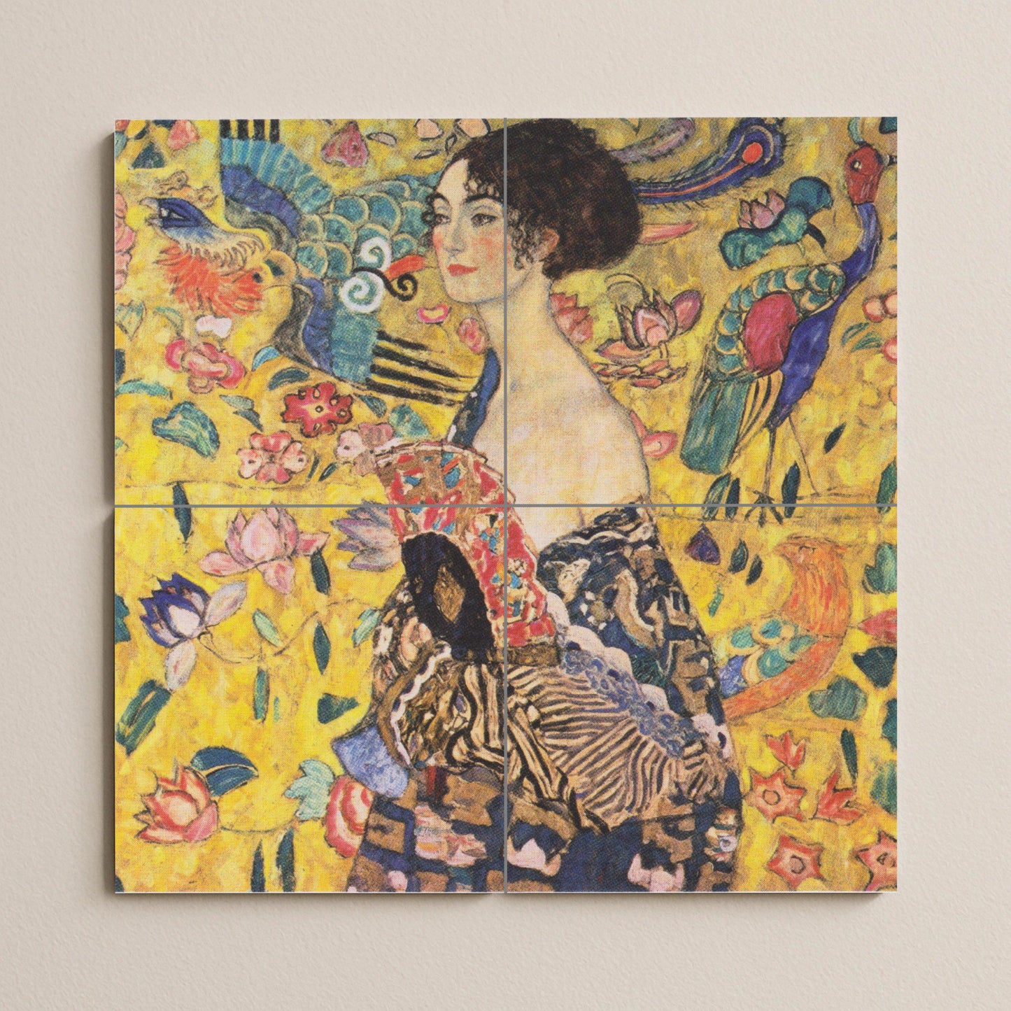La dama del abanico de Gustav Klimt
