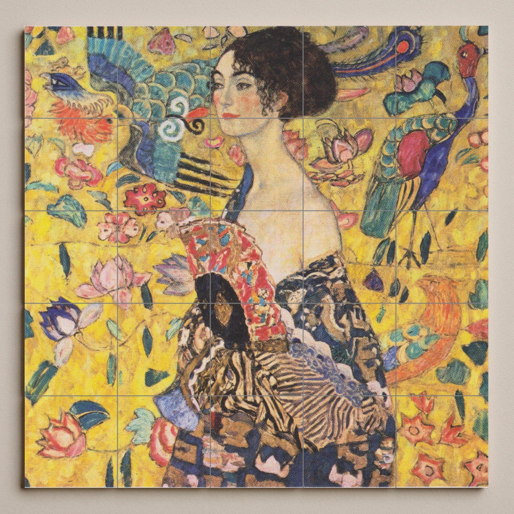 La dama del abanico de Gustav Klimt