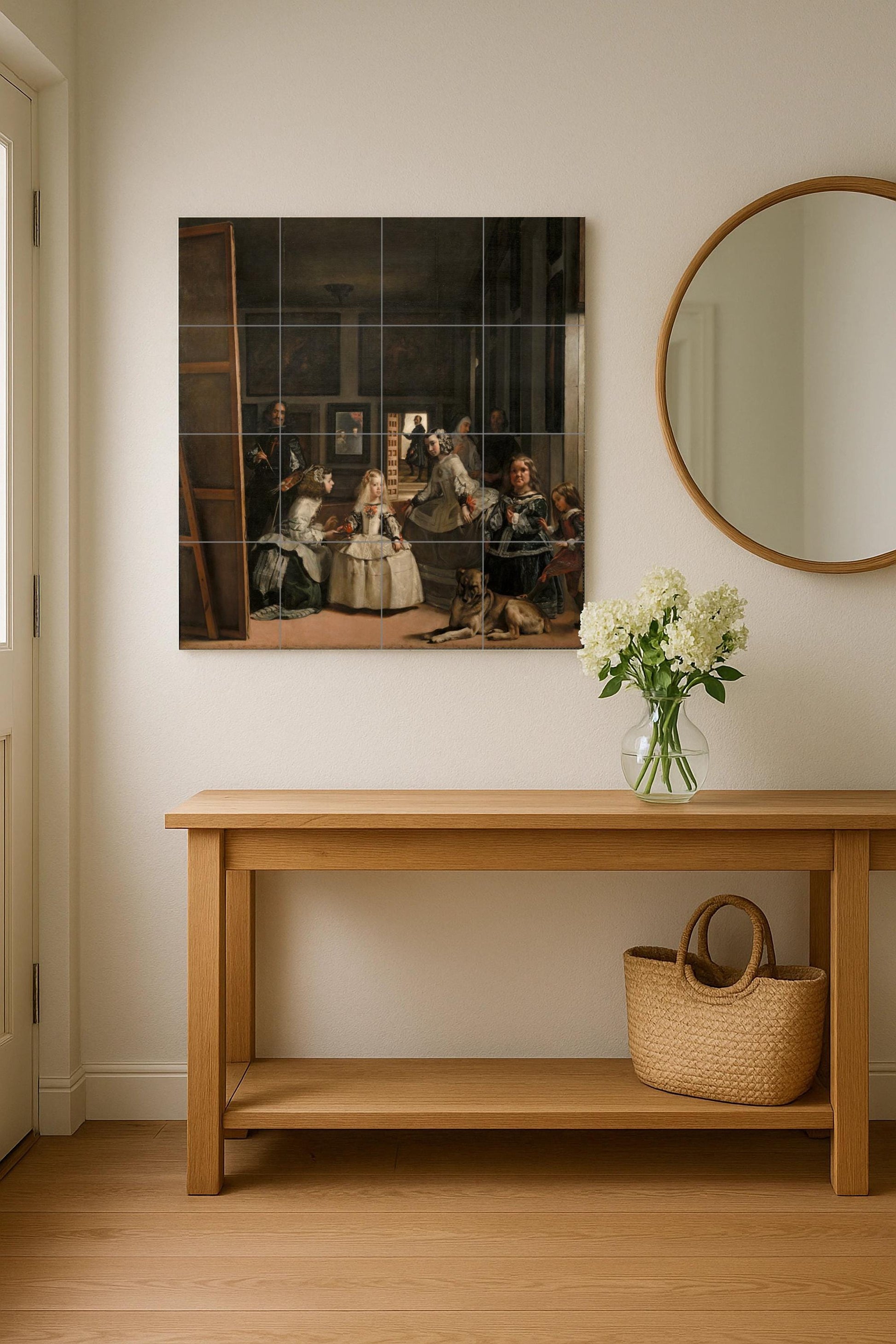 Meninas — Decorative Pattern Mural · Tile Wall Art