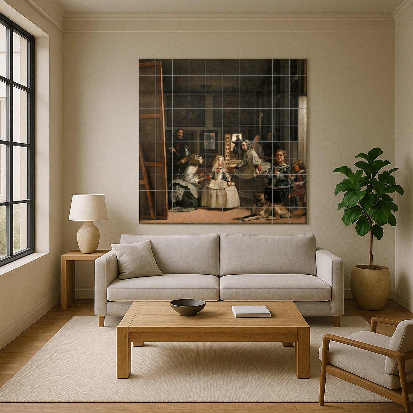Meninas — Decorative Pattern Mural · Tile Wall Art