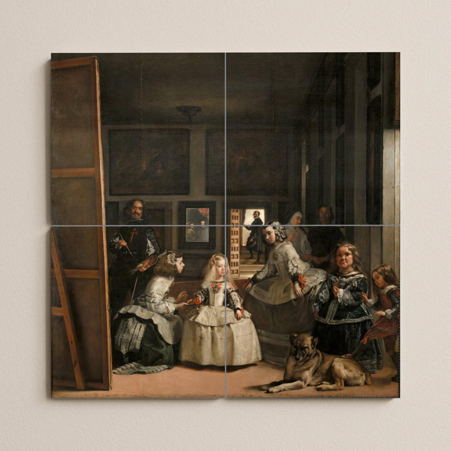 Meninas — Decorative Pattern Mural · Tile Wall Art