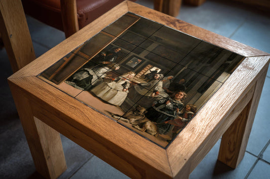 Mural de azulejos cerámicos de Las Meninas