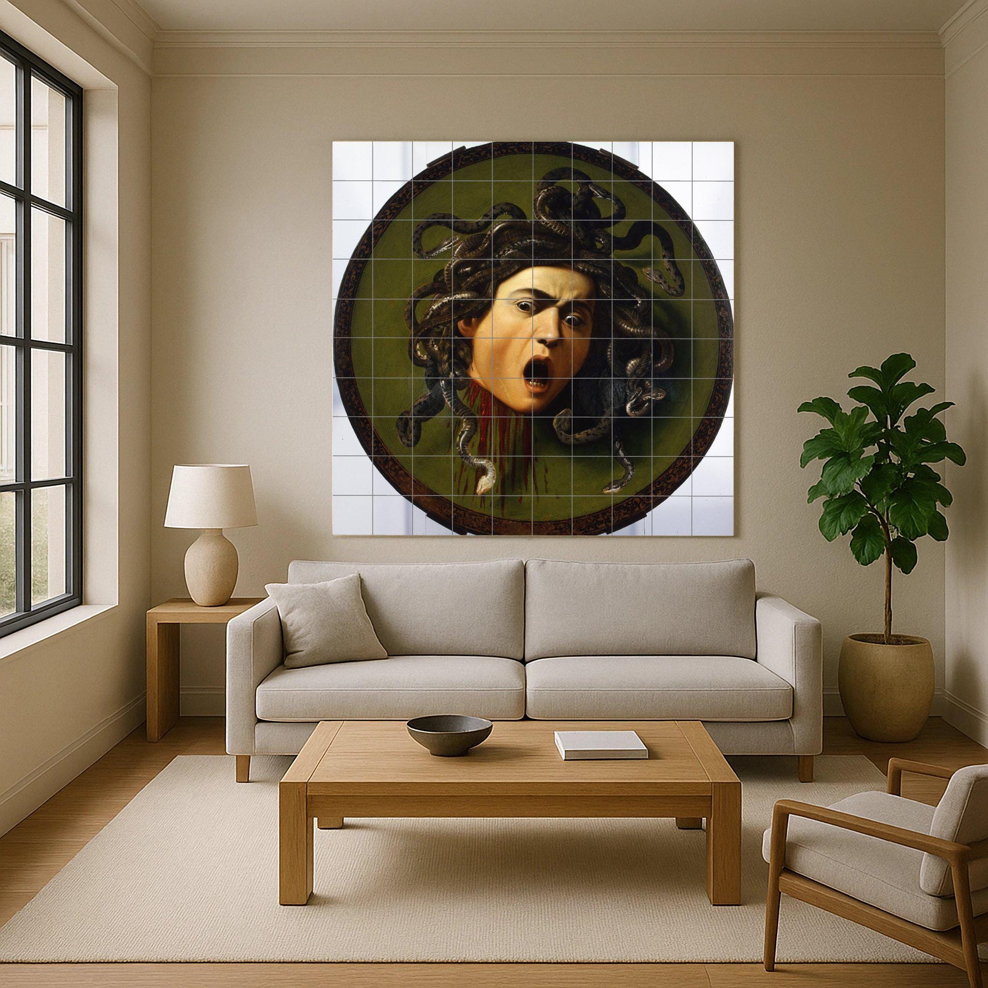 Fliesenbild Cerámica von Medusa — Ornamentales Wandpaneel