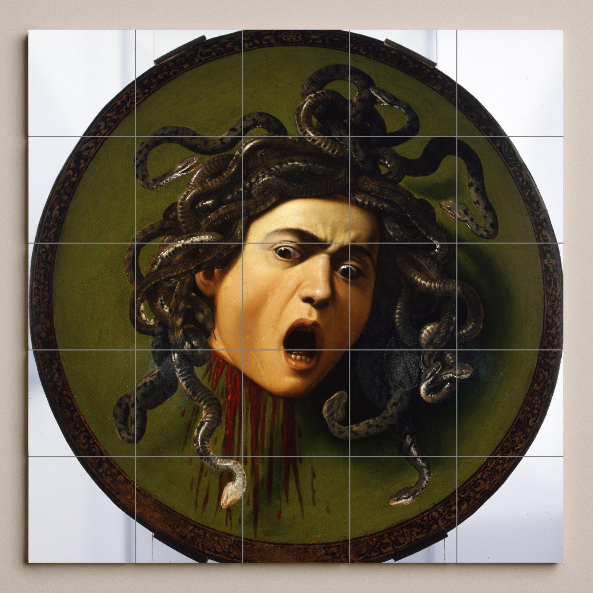Fliesenbild Cerámica von Medusa — Ornamentales Wandpaneel