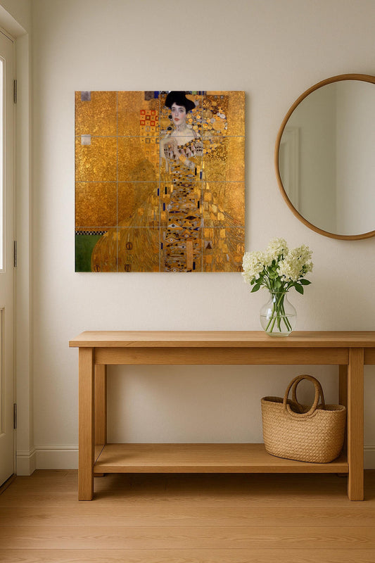 Retrato de Adele Bloch-Bauer I Mural de azulejos de cerámica