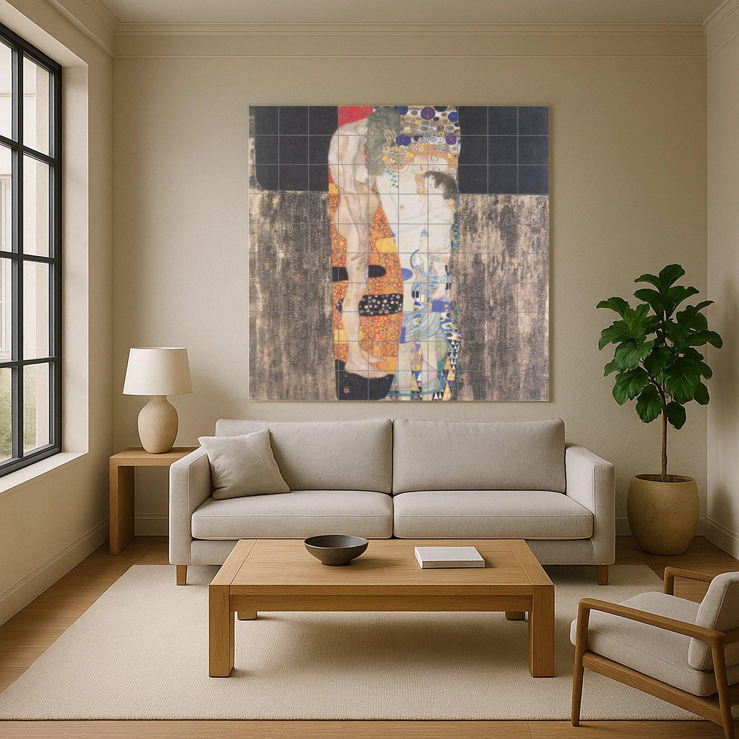 Las tres edades de la mujer — Decorative Pattern Mural · Ceramic Tile Mural