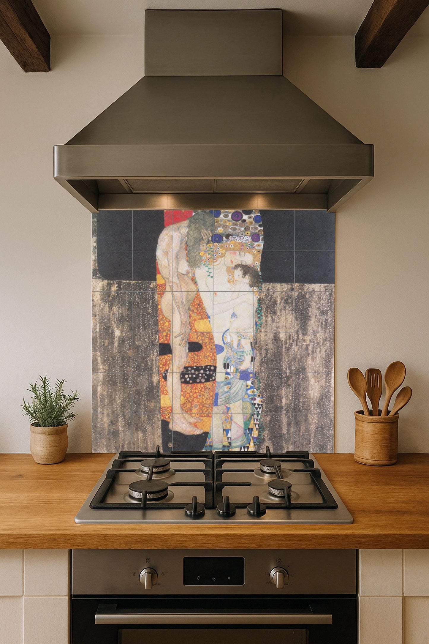 Las tres edades de la mujer — Decorative Pattern Mural · Ceramic Tile Mural