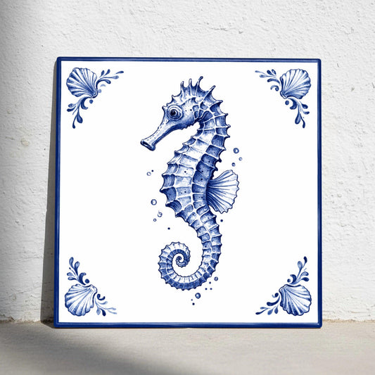 Azulejo Seahorse