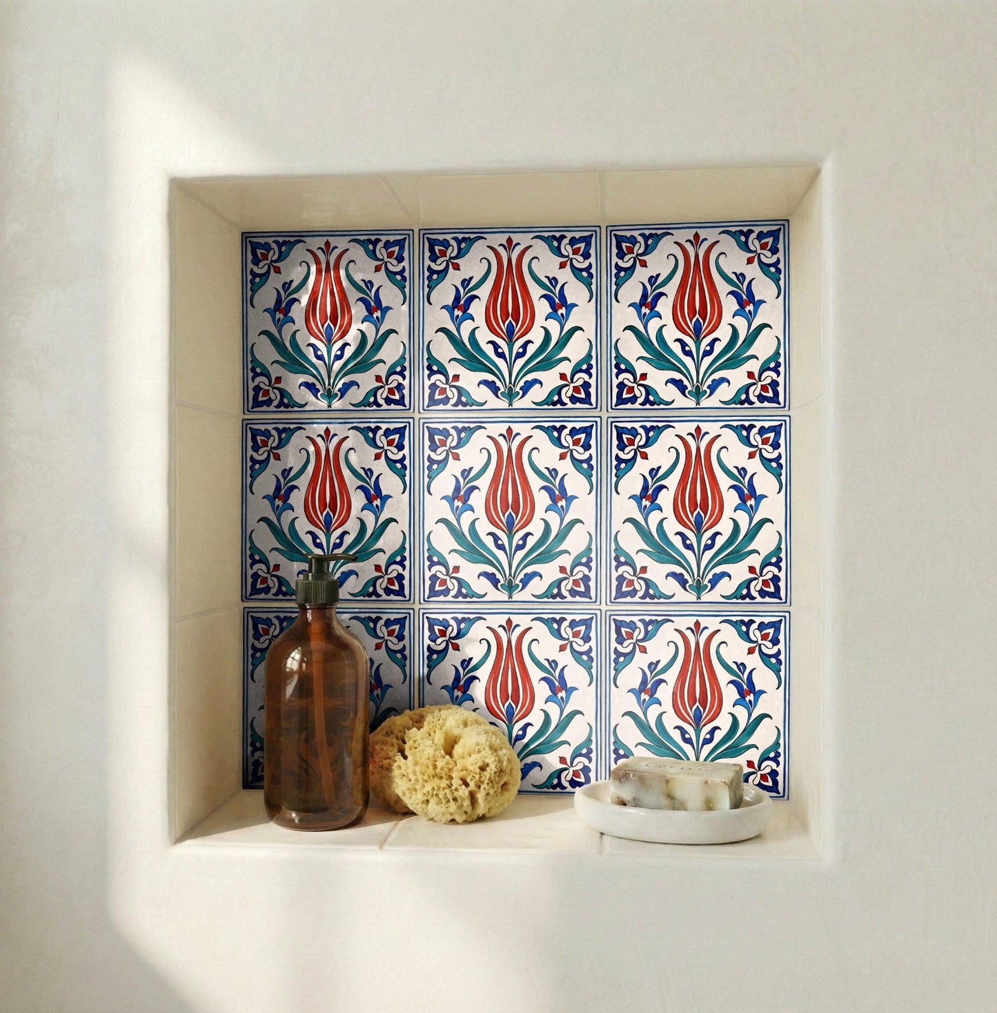 Turkish Tulip — Floral & Botanical Design Decorative Tile