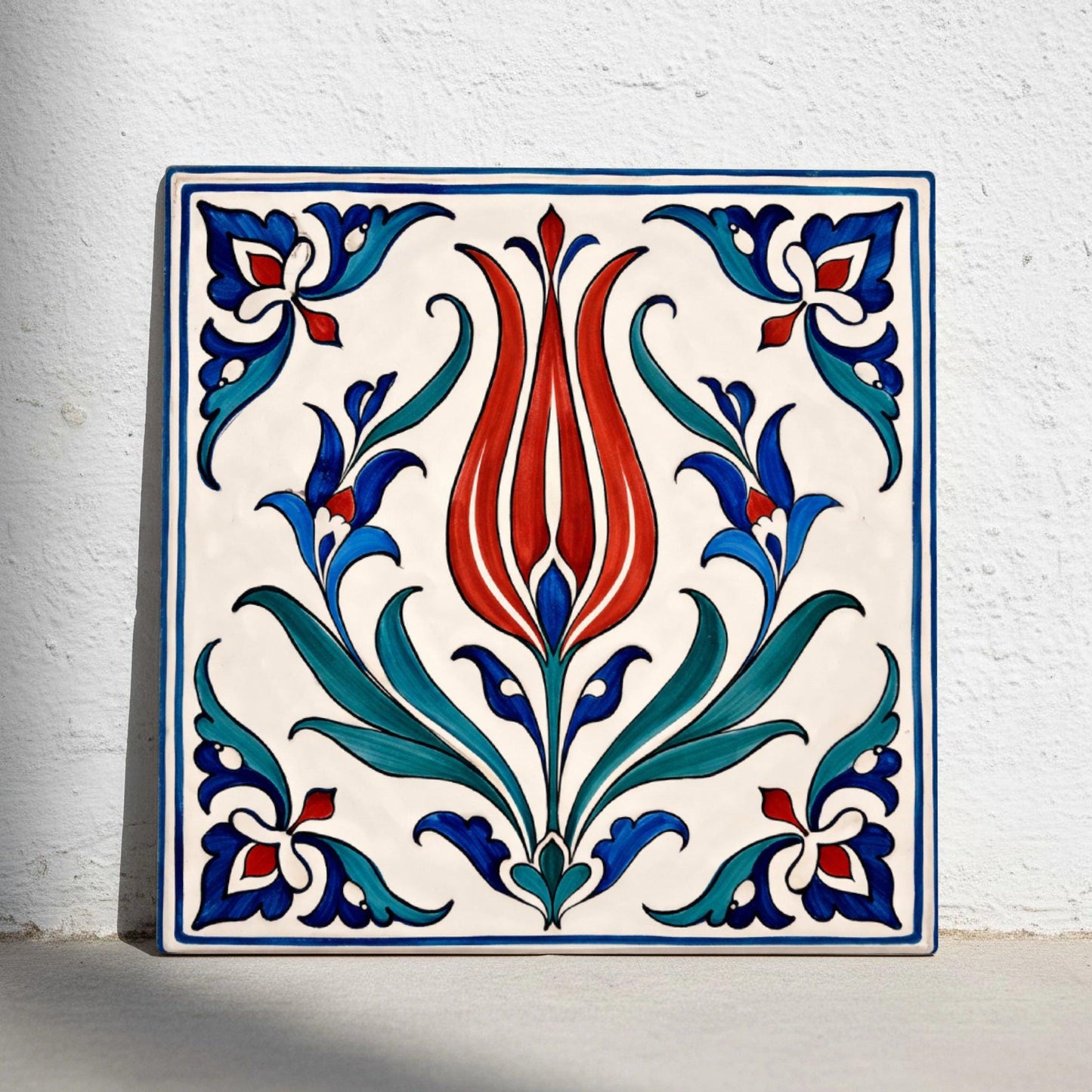 Turkish Tulip — Floral & Botanical Design Decorative Tile
