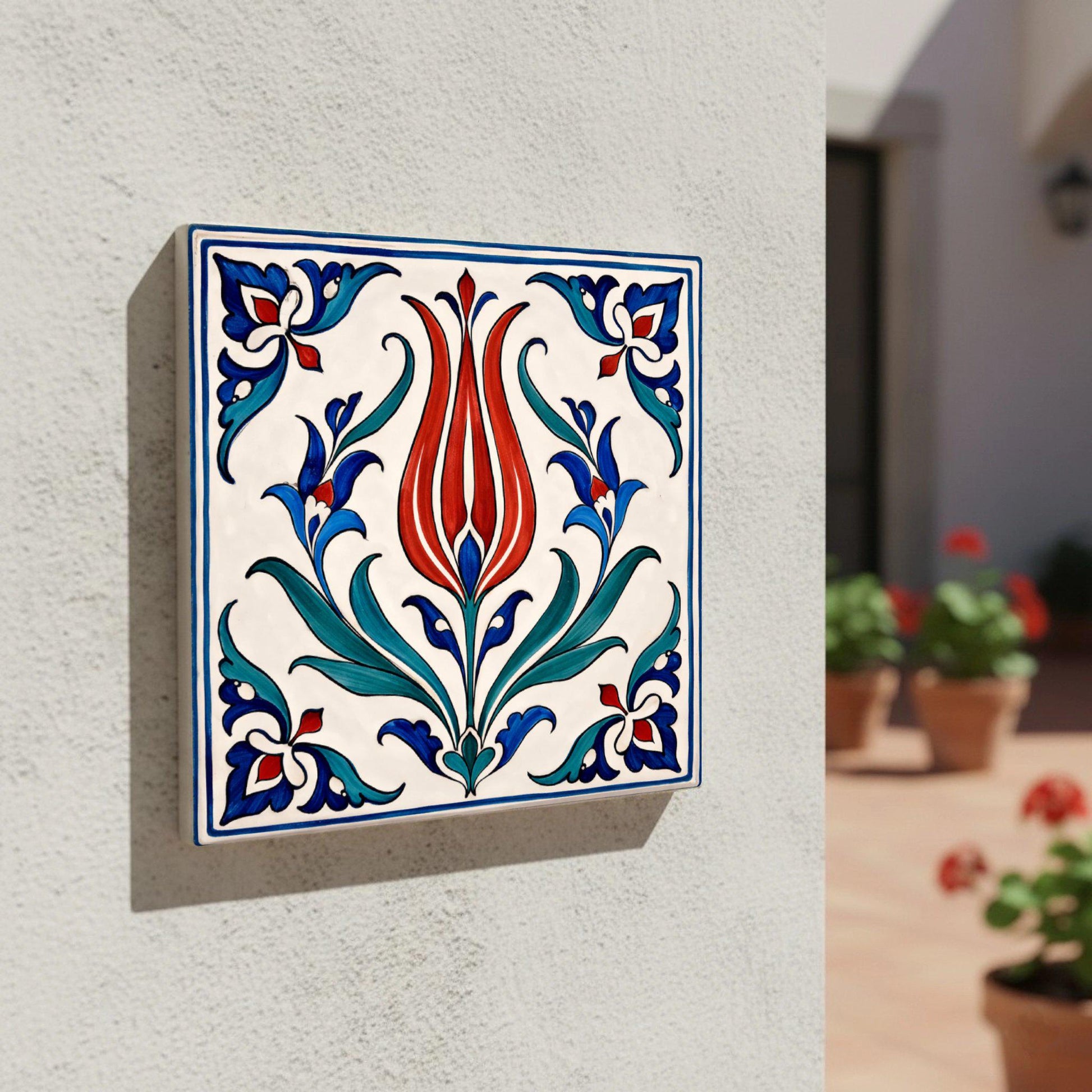 Turkish Tulip — Floral & Botanical Design Decorative Tile