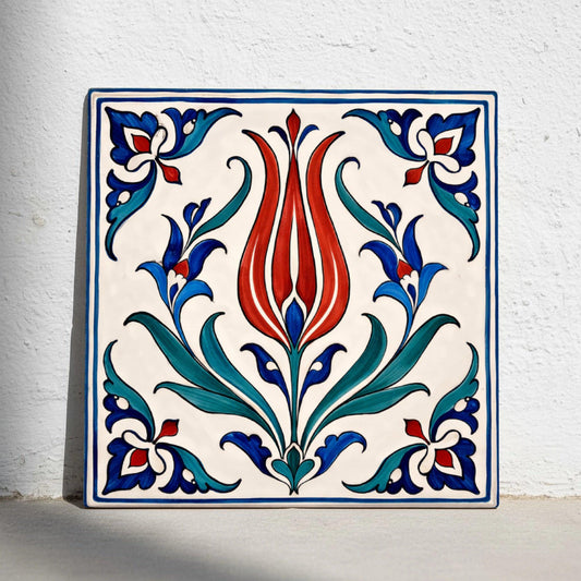 Azulejo Turkish tulipán