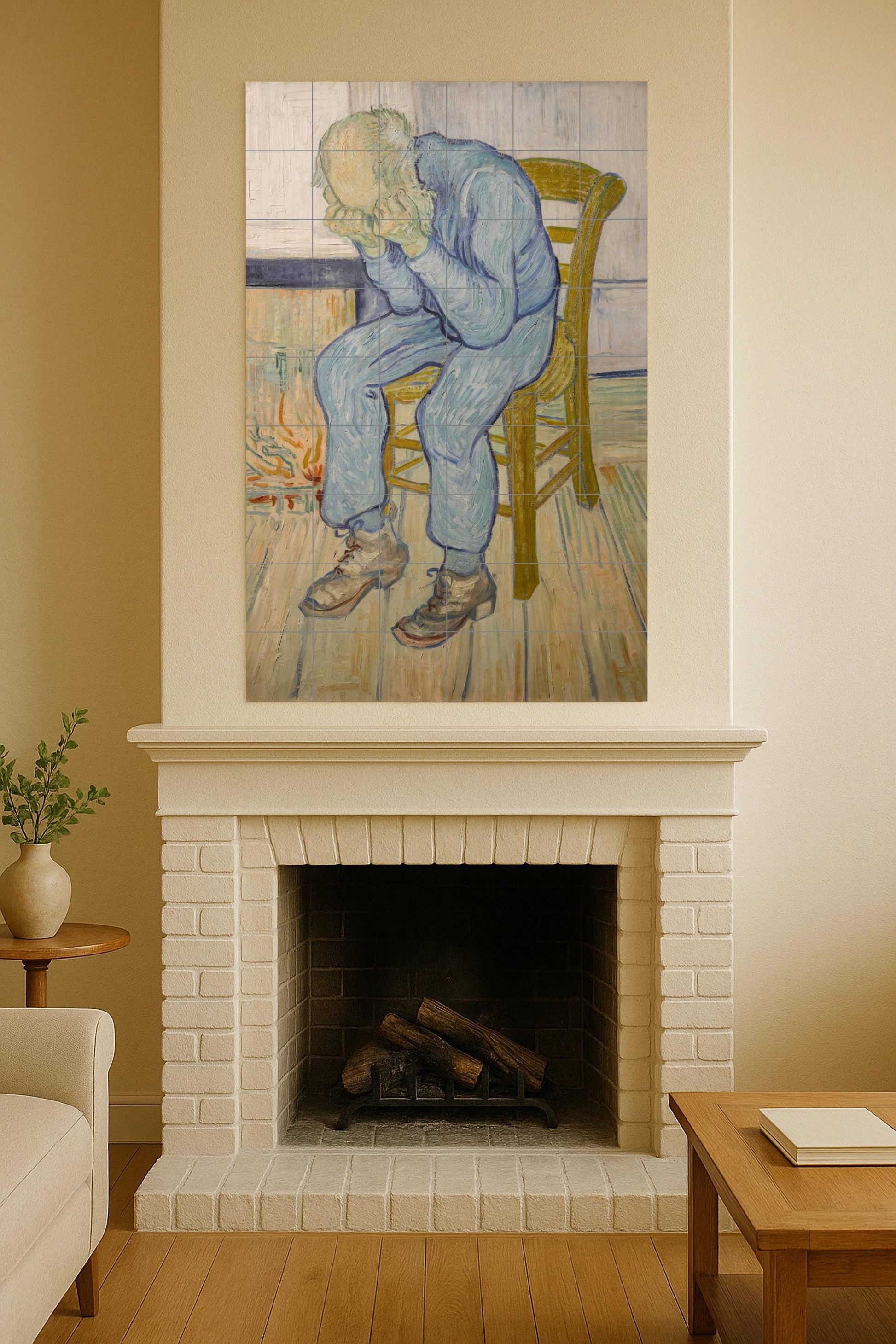 Ceramic Tile Mural: «in the Door of the eternidad — Ornamental Wall Panel