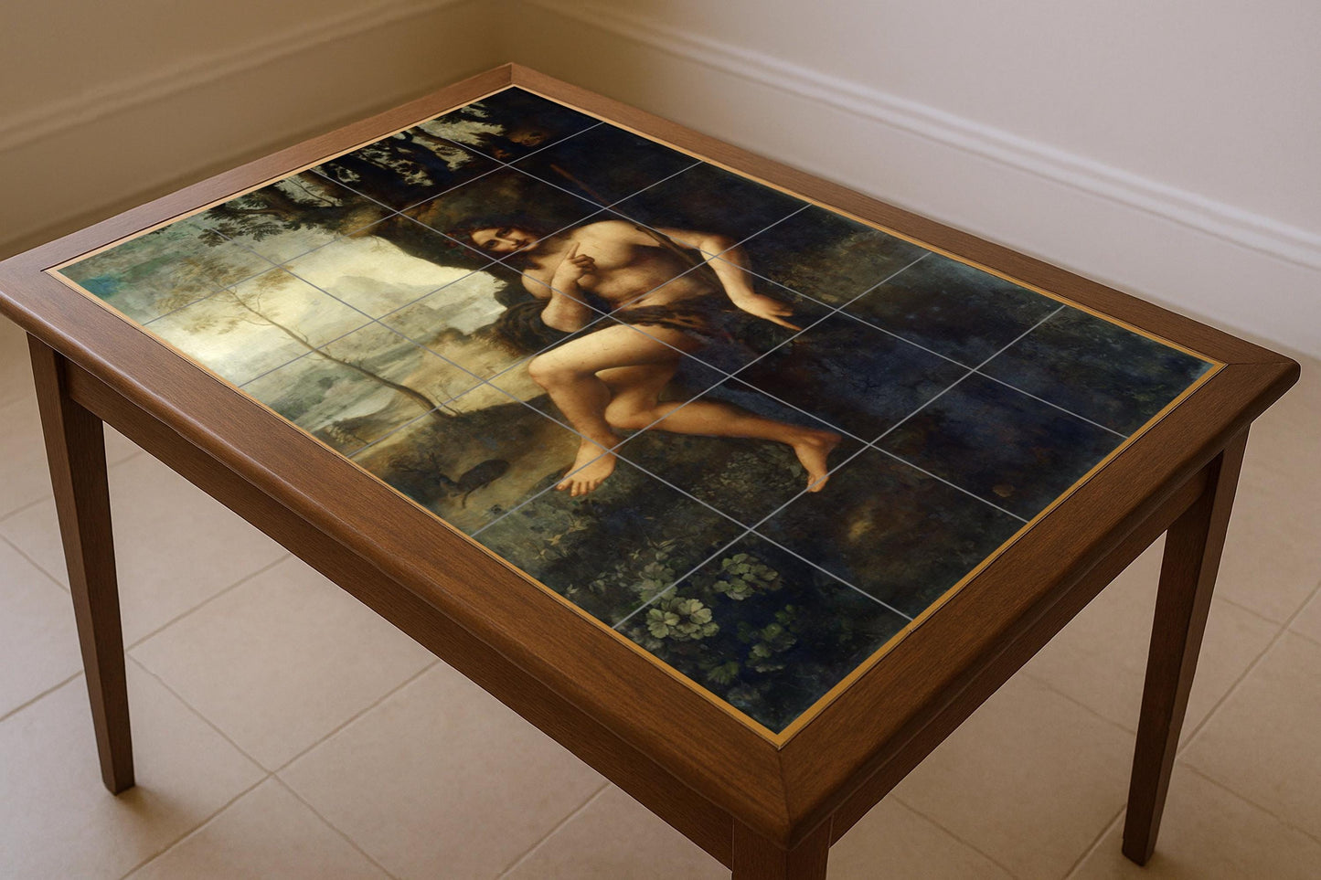 Ceramic Tile Mural: Baco — Ornamental Wall Panel