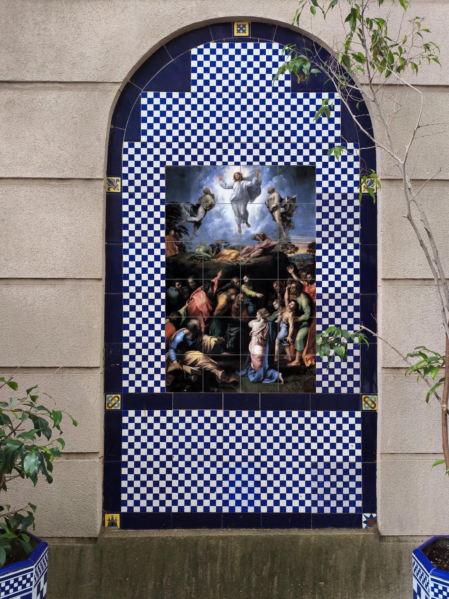 Transfiguración — Folk-Art Décor · Tile Wall Art
