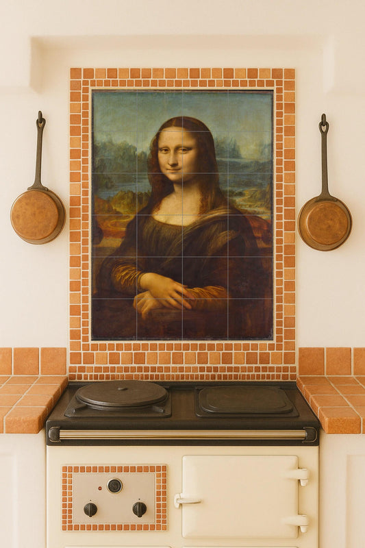 Mona Lisa — Folk & Ornamental Art · Ceramic Tile Mural