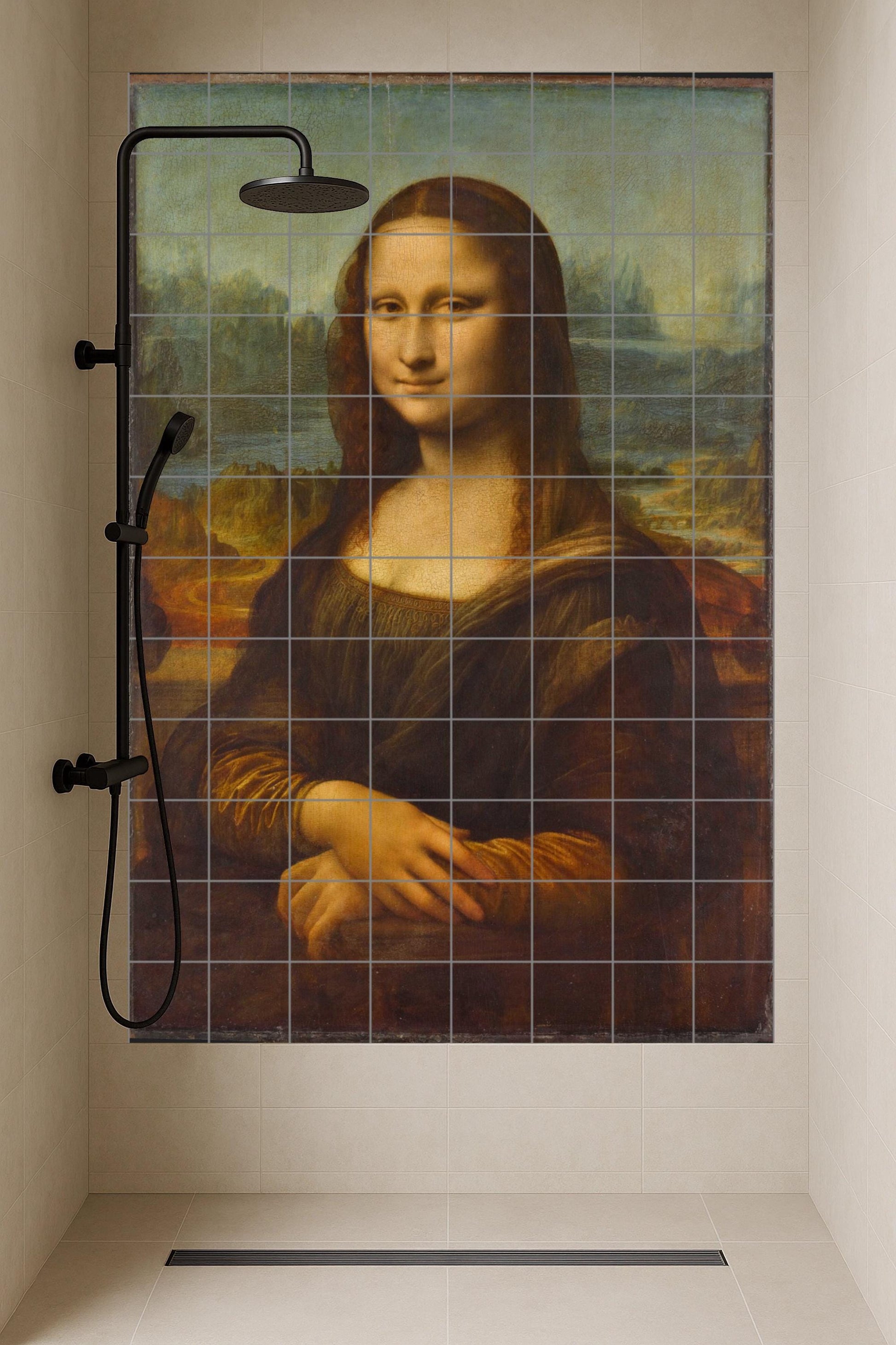 Mona Lisa · Fresque Céramique — Décor d'Art Populaire