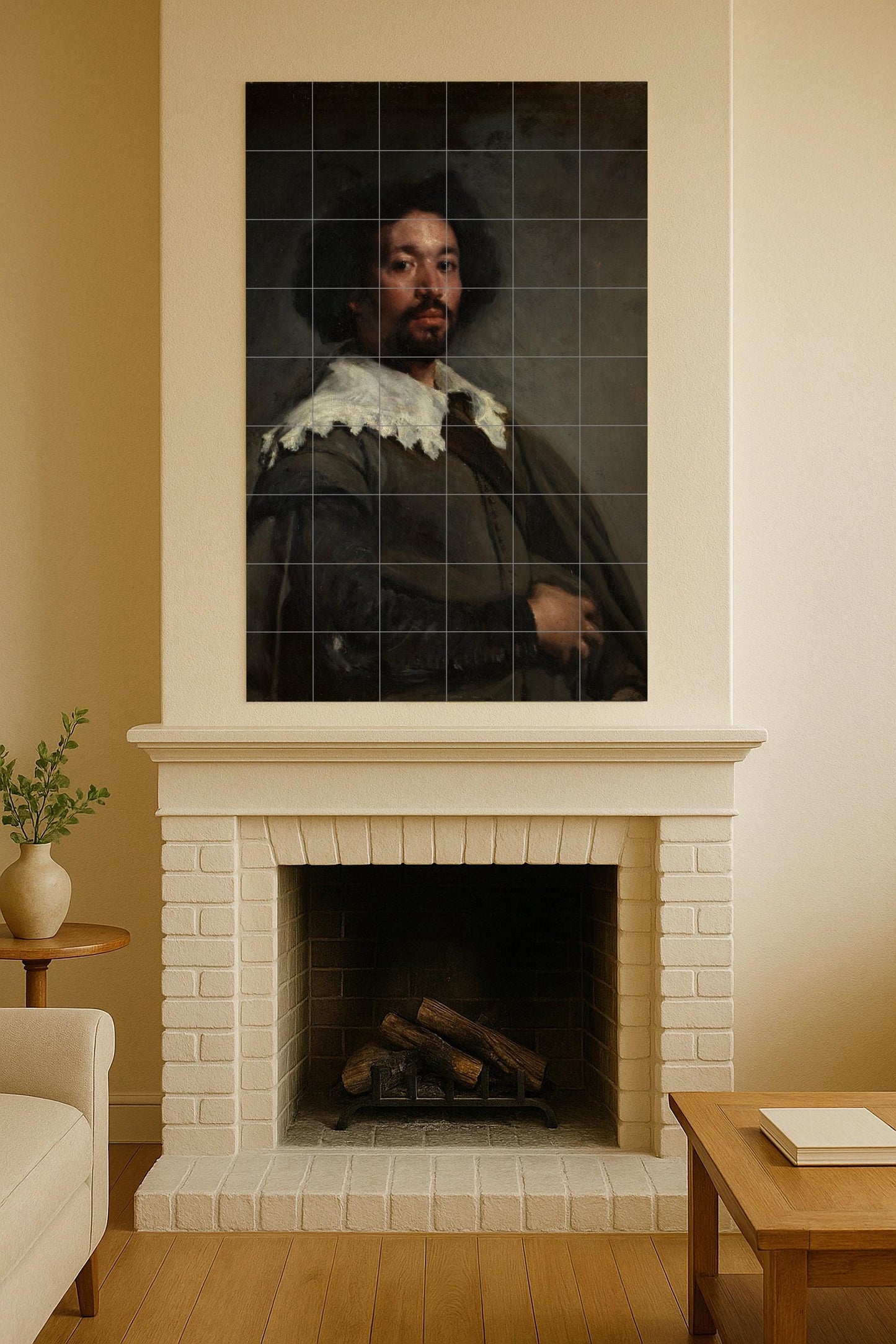 Portrait de Juan de Pareja · Fresque Céramique — Décor d'Art Populaire