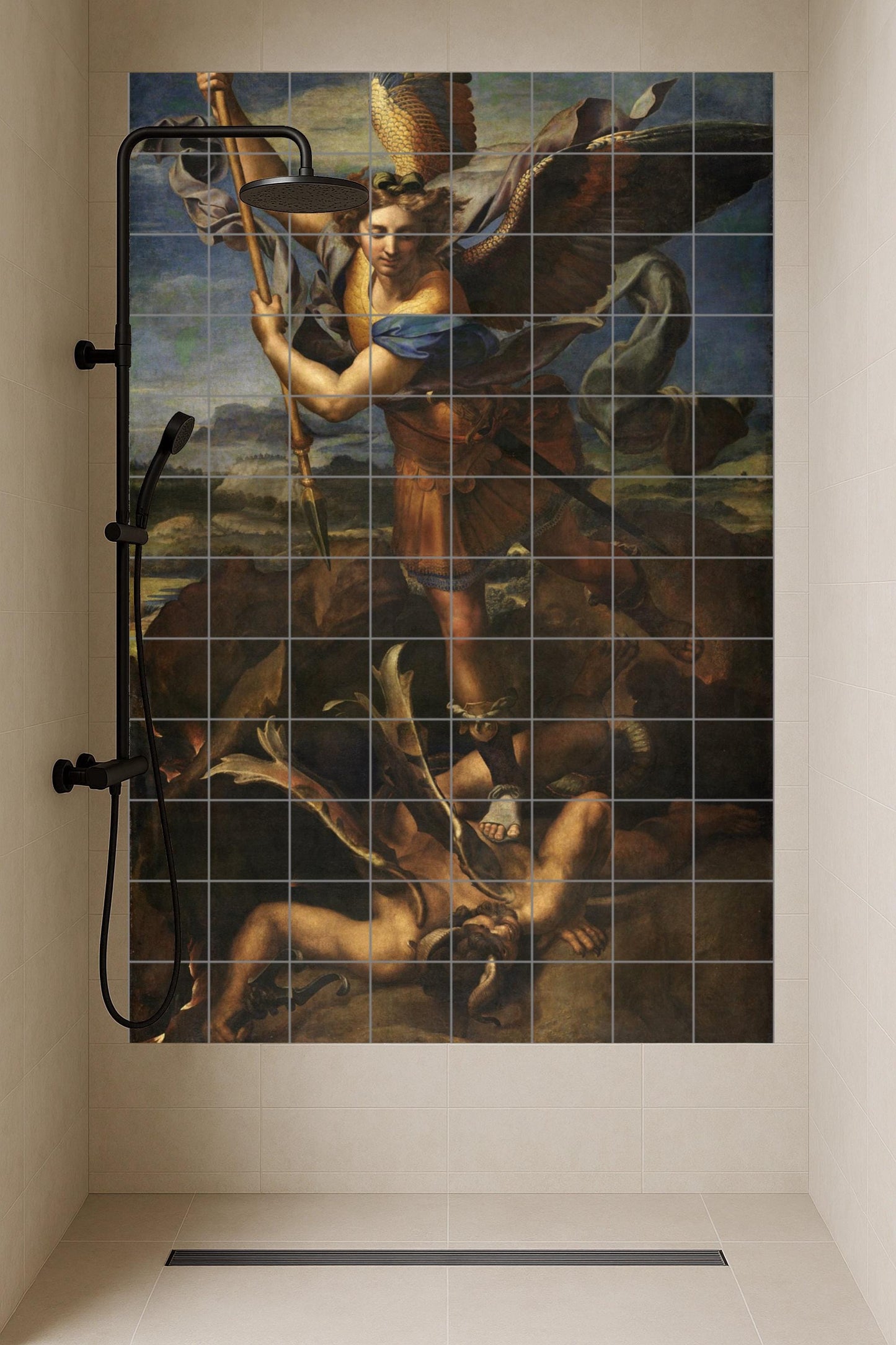 San Miguel venciendo a Satanás