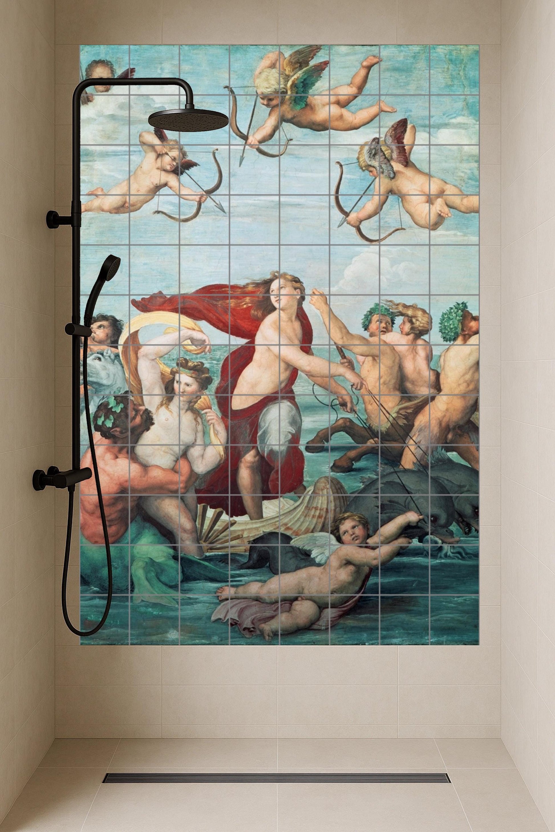 Triunfo of Galatea · Ceramic Wall Mural — Decorative Pattern Mural