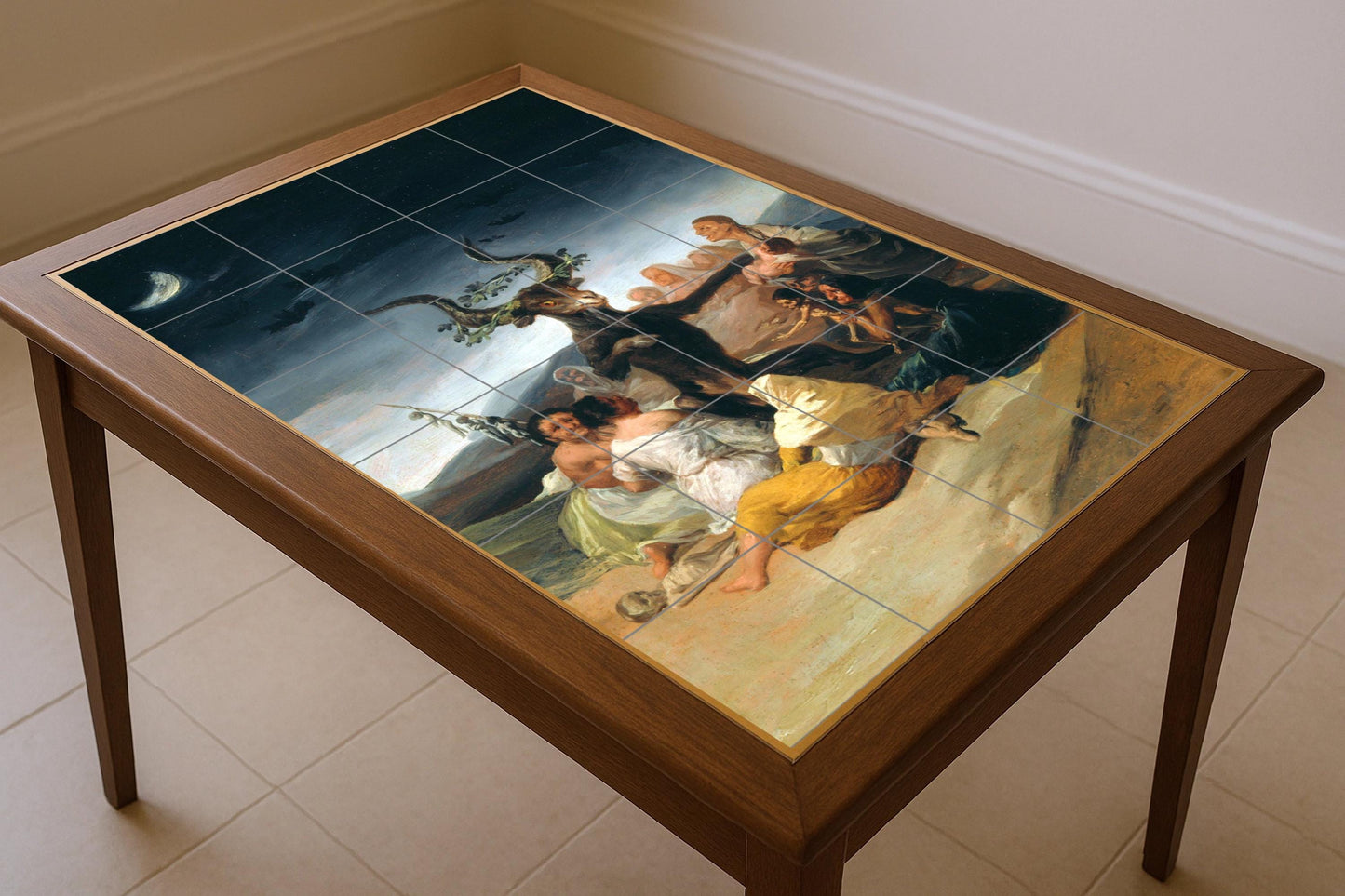 "Aquelarre of Bruges" - Art Mural — Ornamental Wall Panel · Tile Wall Art