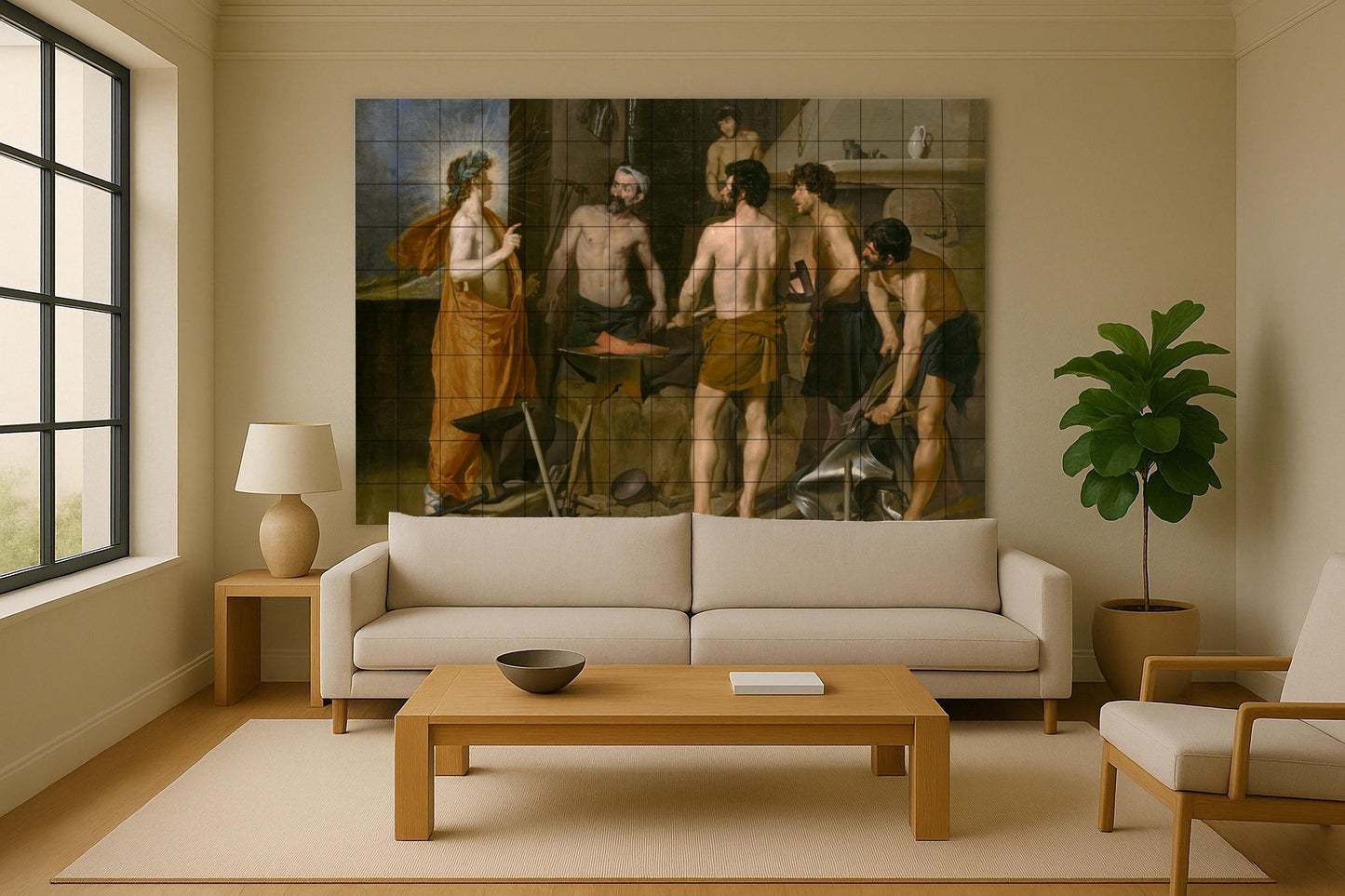 Fragua of Vulcano — Folk-Art Décor · Tile Wall Art