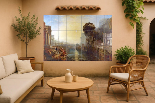 Edificio Dido in Cartago — Ornamental Wall Panel · Ceramic Tile Mural
