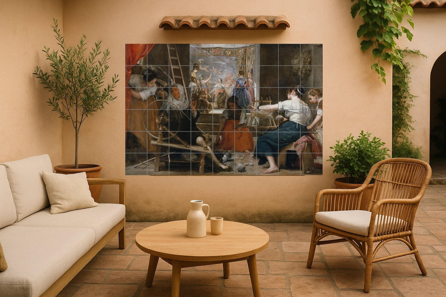 Hilanderas Velázquez — Folk-Art Décor · Tile Wall Art