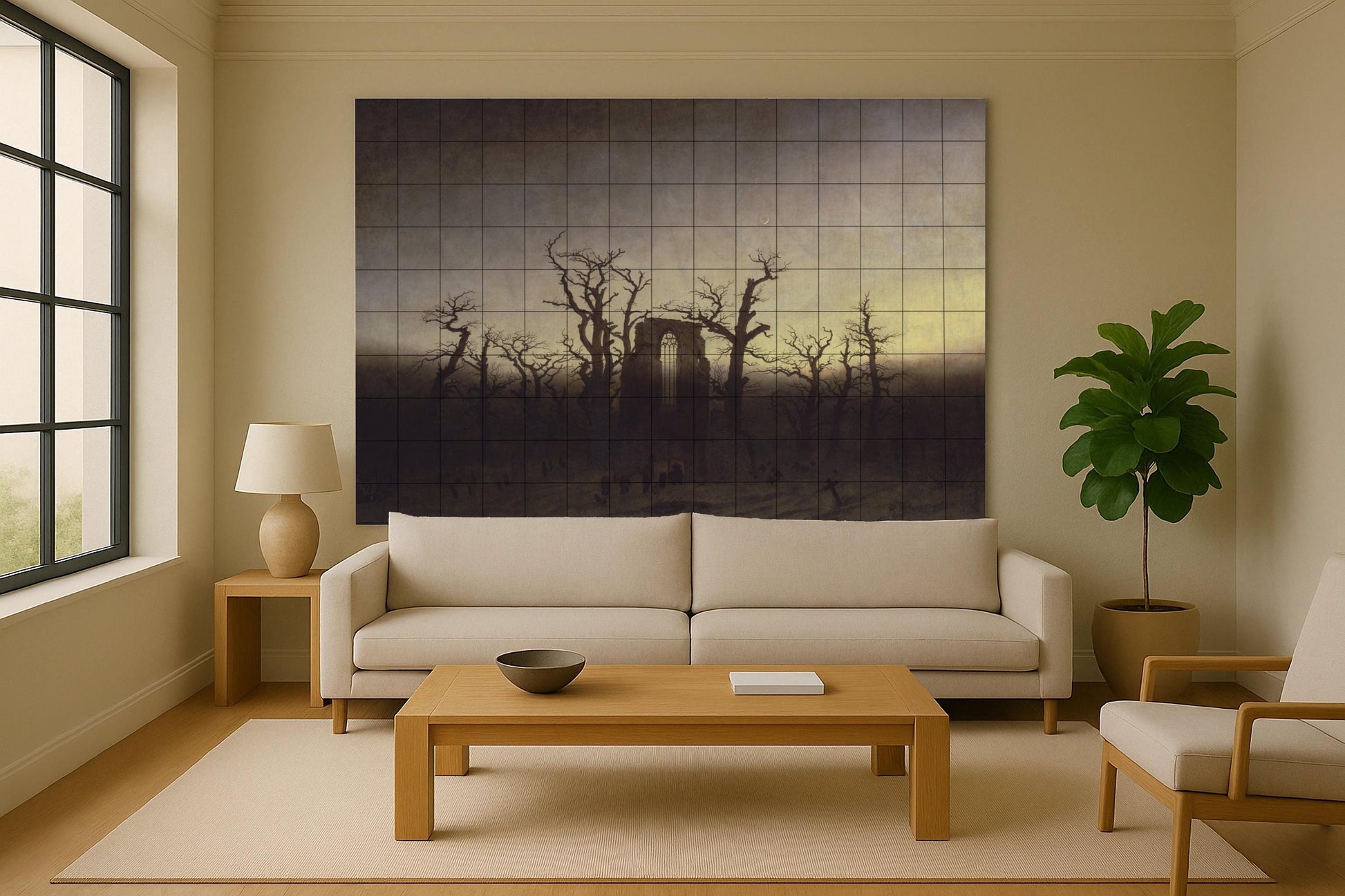 Abadía di Oakwood — Murale in Piastrelle di Ceramica · Murale a Motivi Decorativi