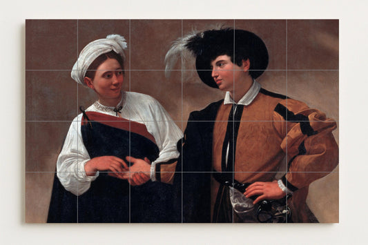 Cerámica "the adivina — Ornamental Wall Panel · Ceramic Tile Mural
