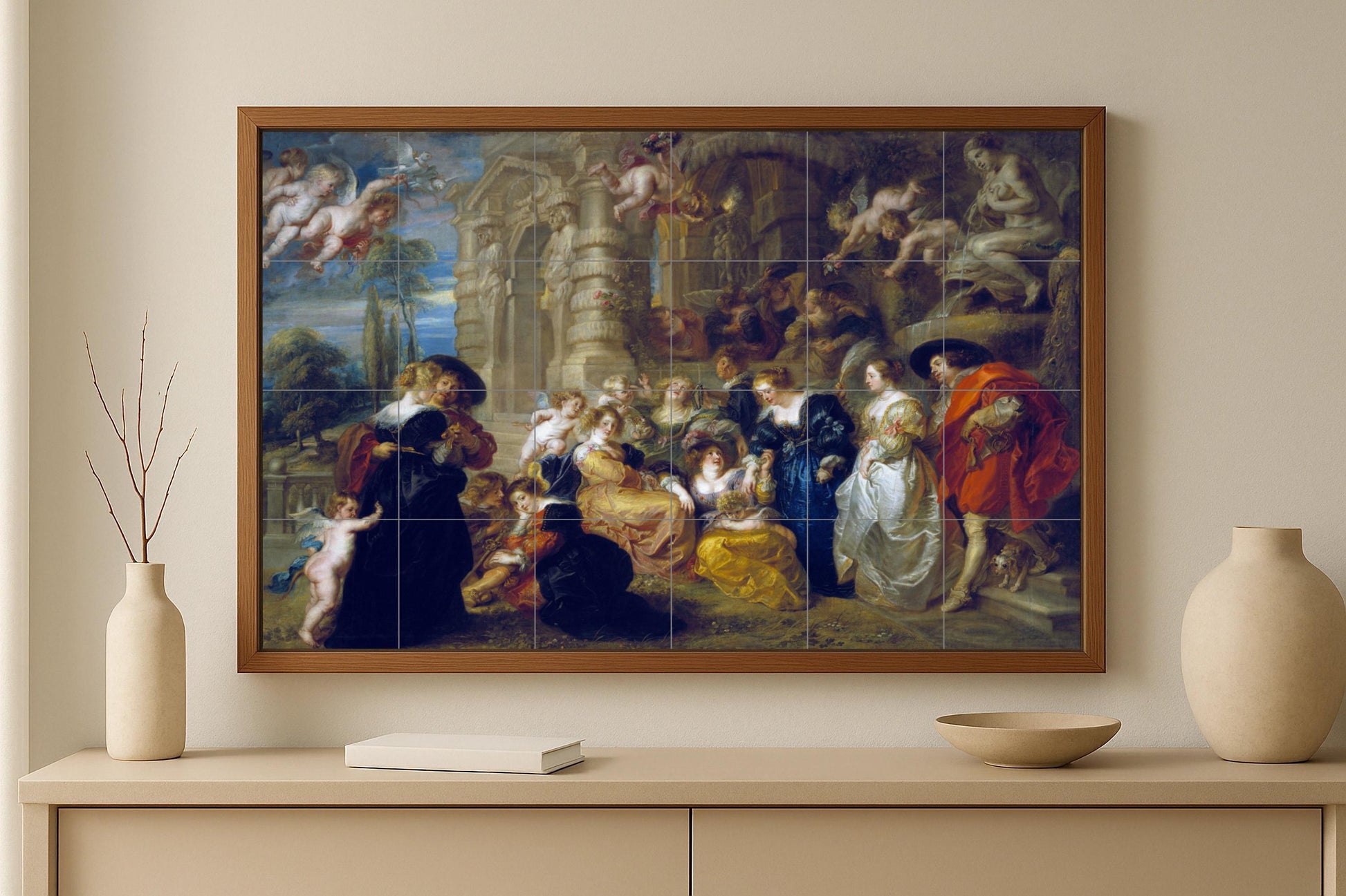 Giardino del Amore · Murale Ceramico — Decoro d'Arte Popolare