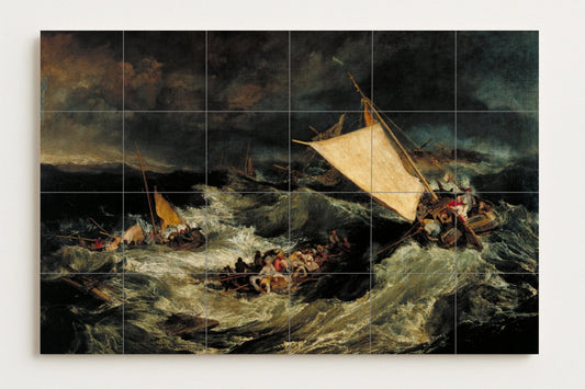 Cerámica the balsa of the Medusa — Folk & Ornamental Art · Tile Wall Art