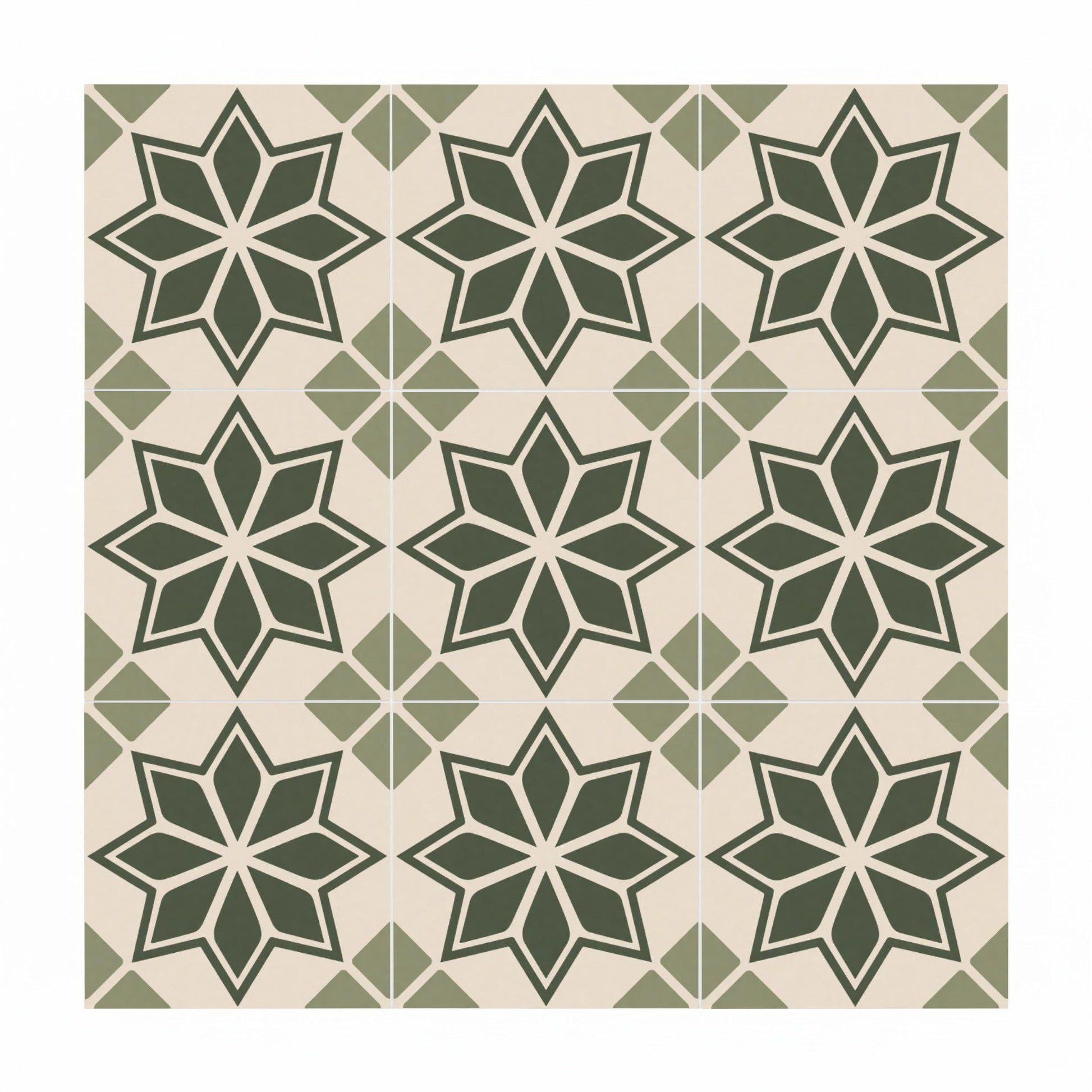 Azulejo Fez Zellige estrella