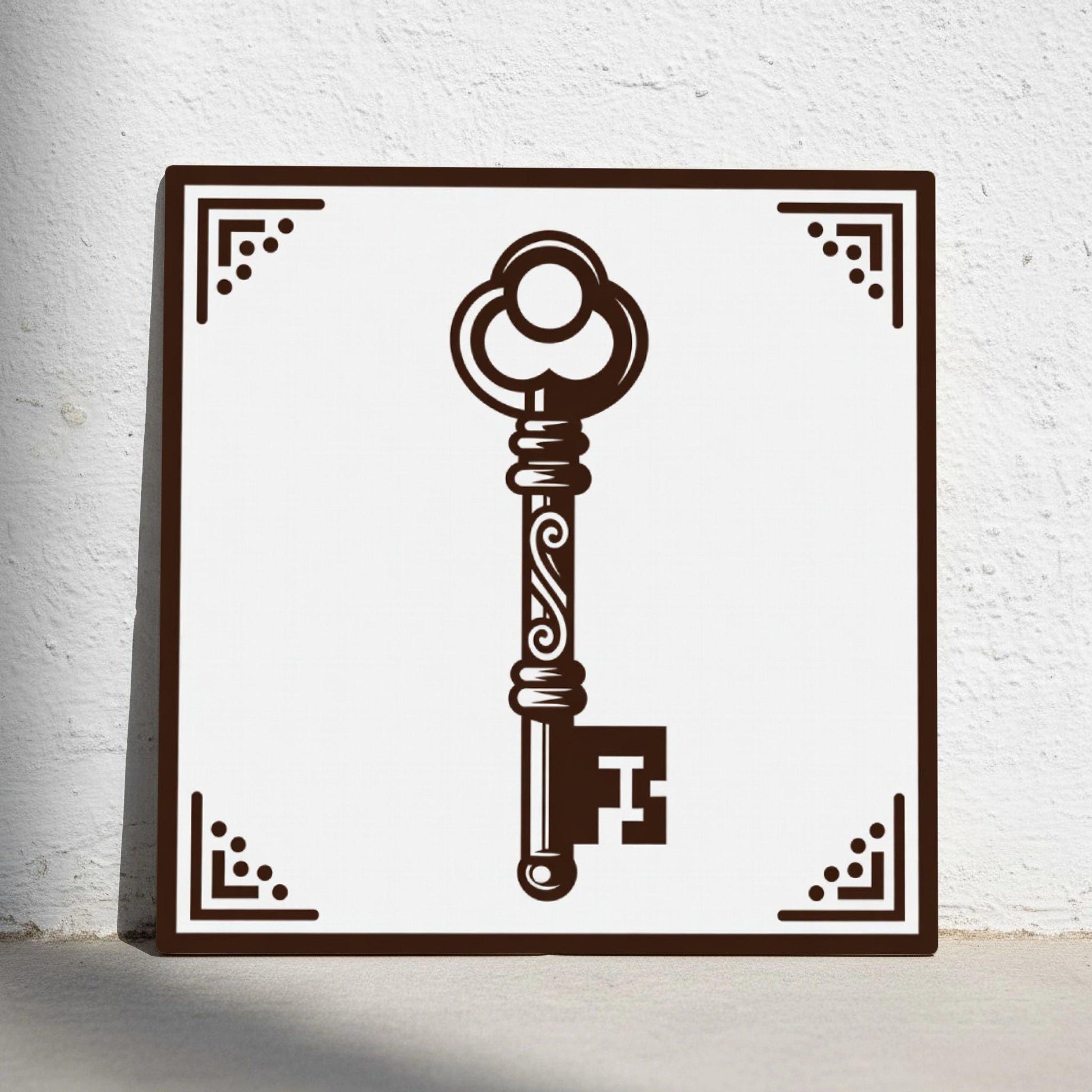 Ceramic Tile Skeleton Key Vintage — Timeless Decorative Design
