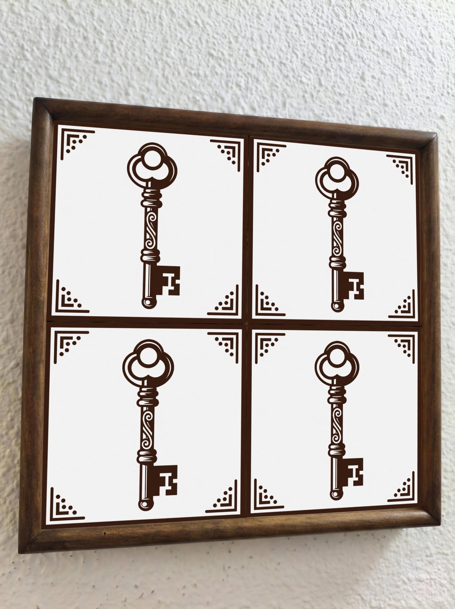 Ceramic Tile Skeleton Key Vintage — Timeless Decorative Design