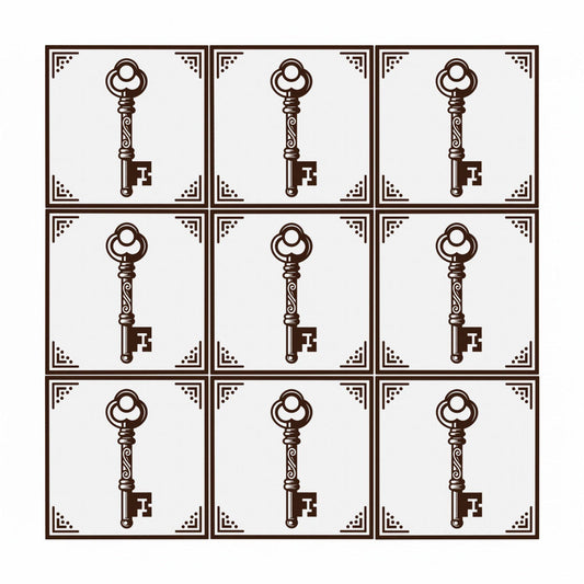Azulejo Skeleton Key vintage