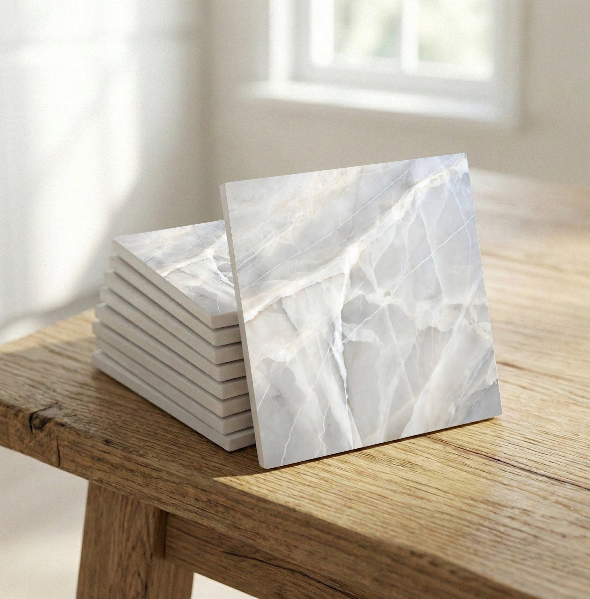 Azulejo Blanco ónice efecto