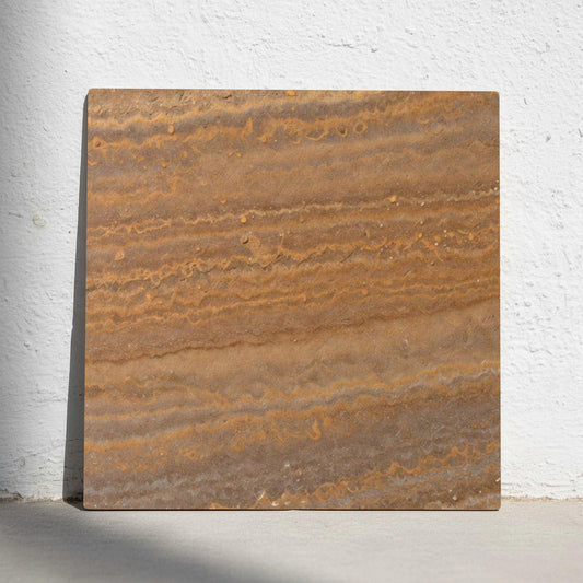 Azulejo Brown Travertine efecto