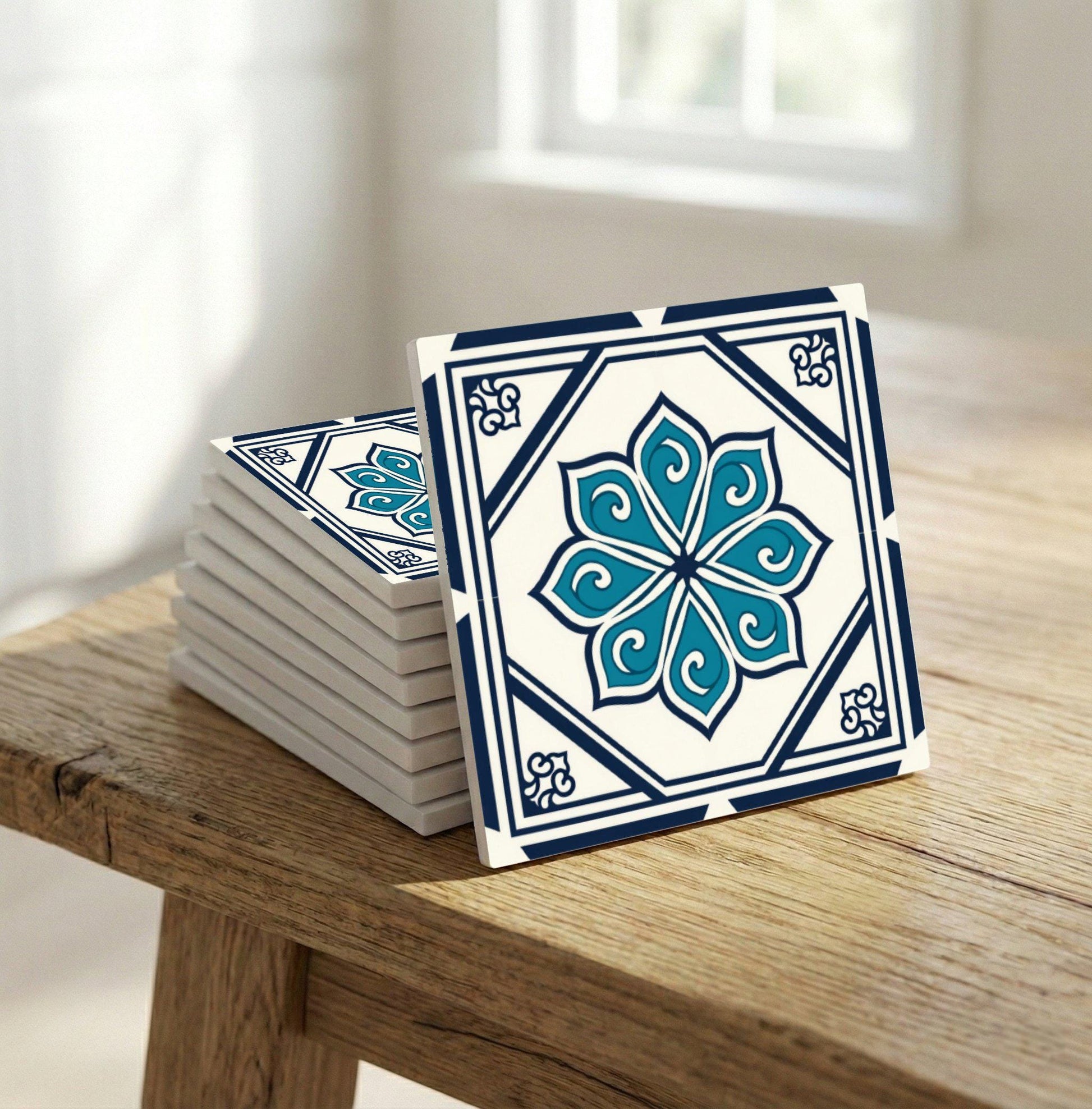 Tel Aviv · Ceramic Wall Tile — Modern Geometric Design