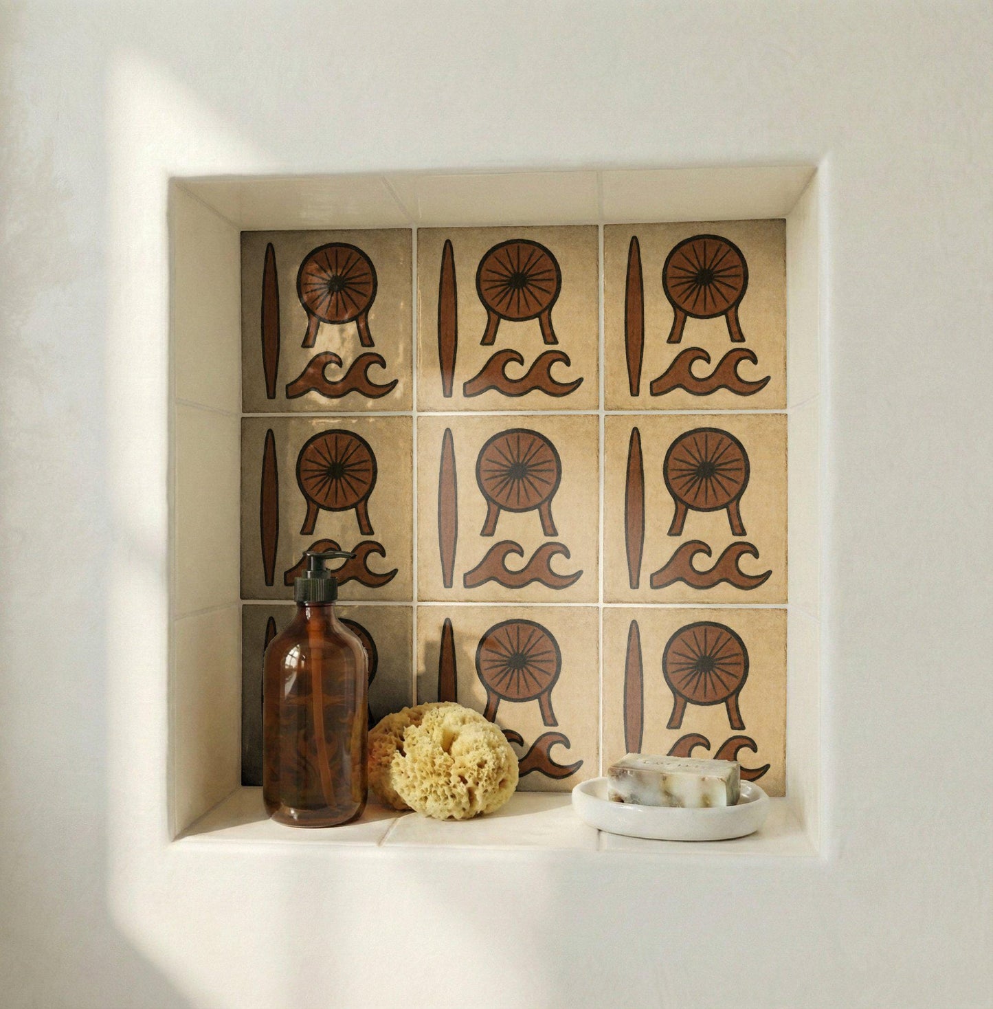 Cairo · Keramik-Wandfliese — Ornament im Vintage-Stil