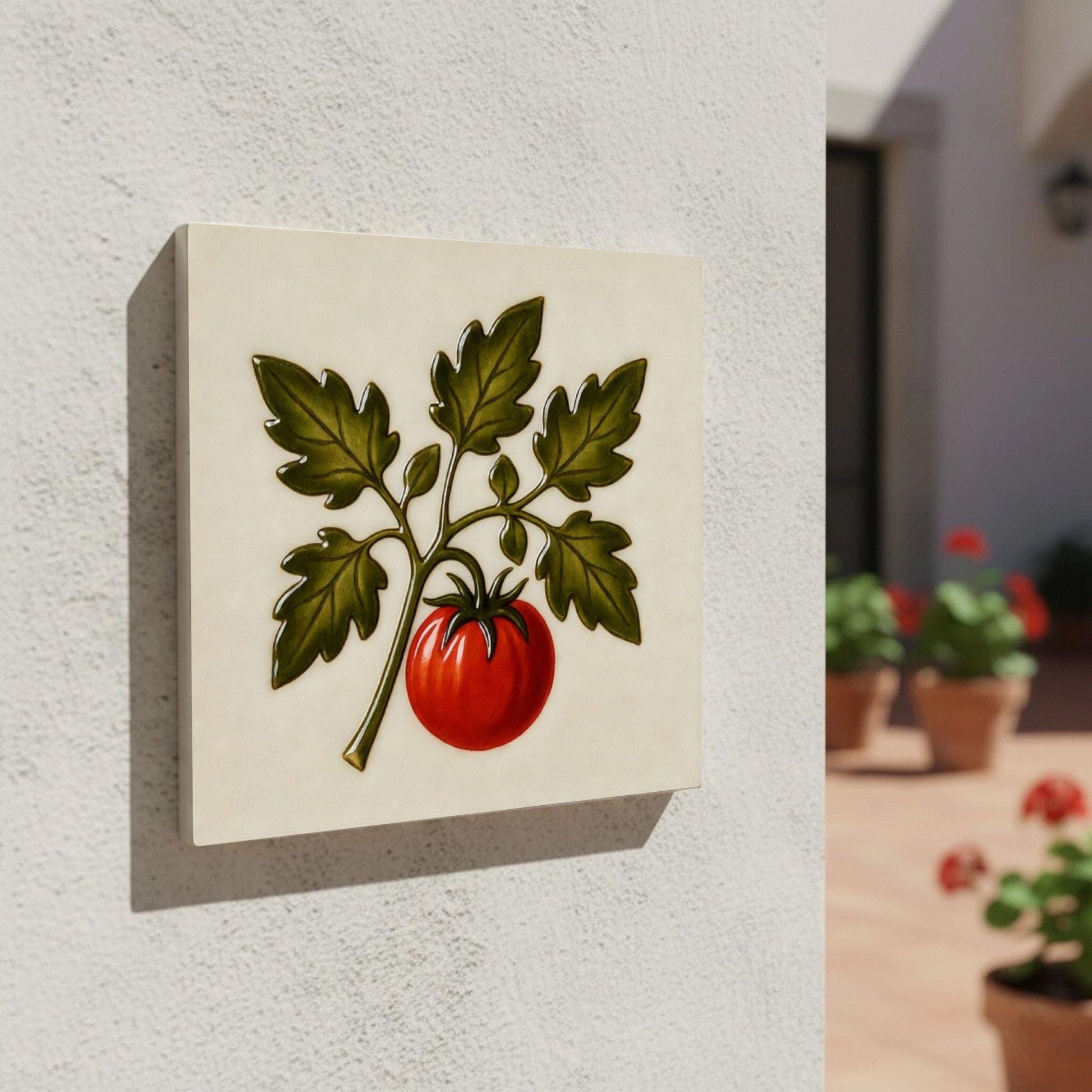 Ceramic Tile Valparaíso — Botanical Motif