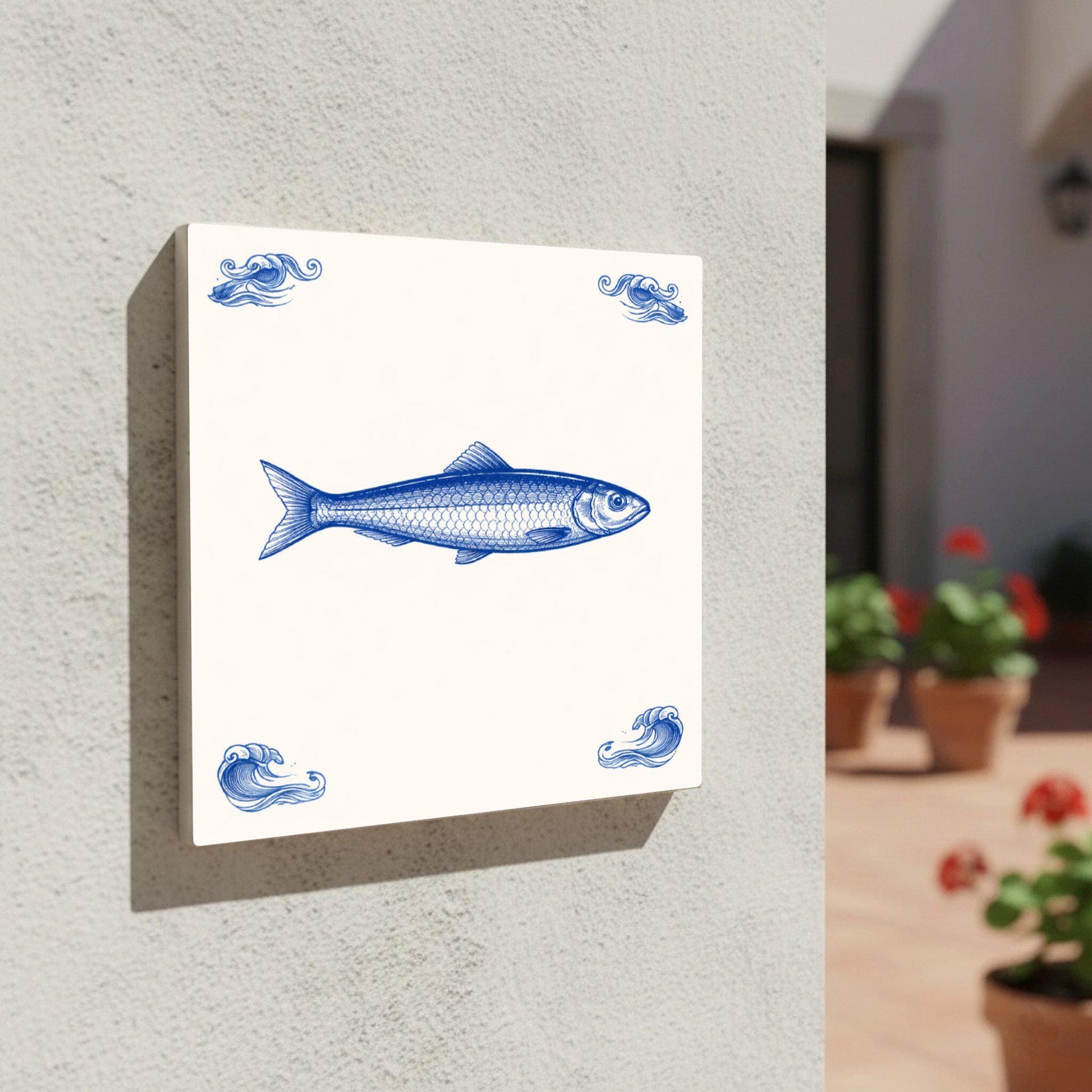 Azulejo Rotterdam Poisson — Inspiration Delftware