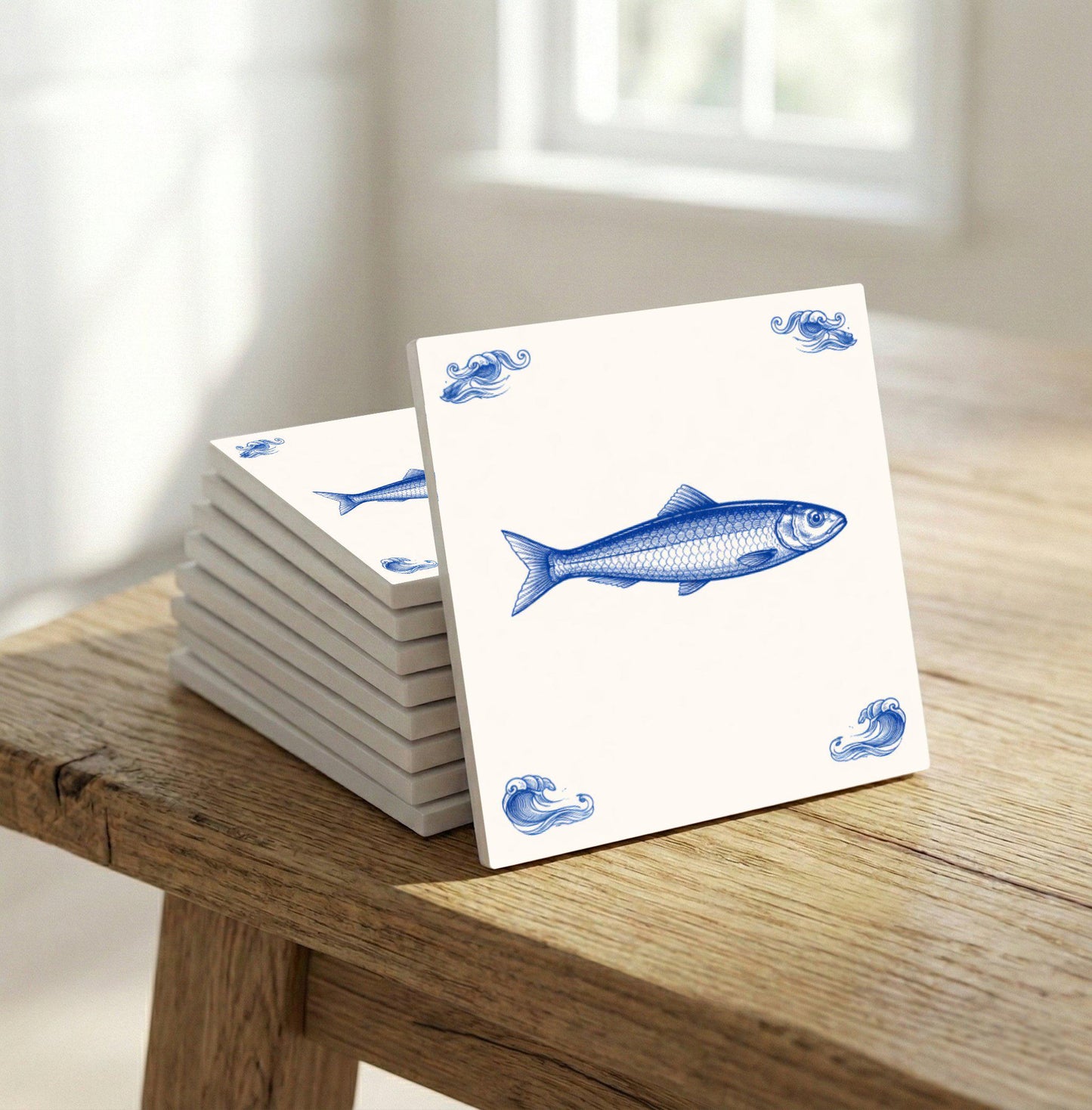 Azulejo Rotterdam Poisson — Inspiration Delftware