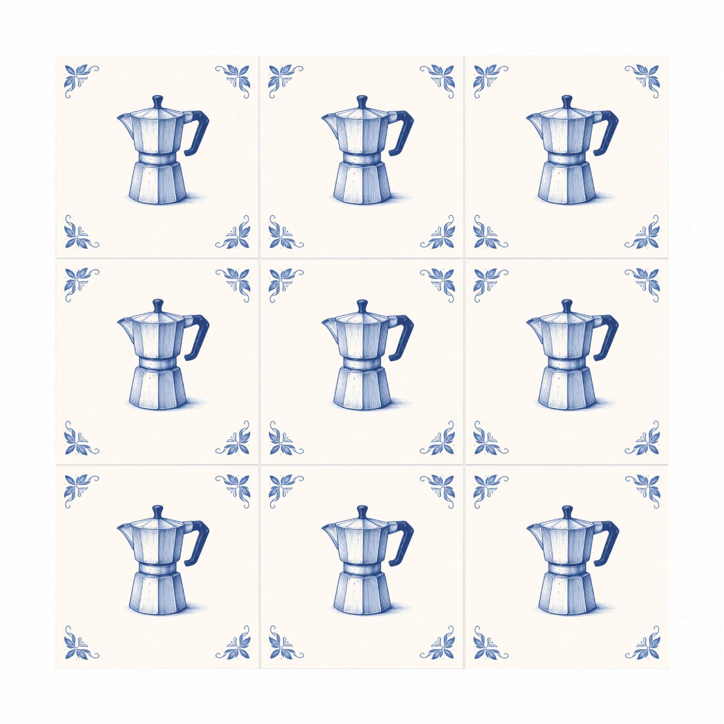 Azulejo Amsterdam Coffee