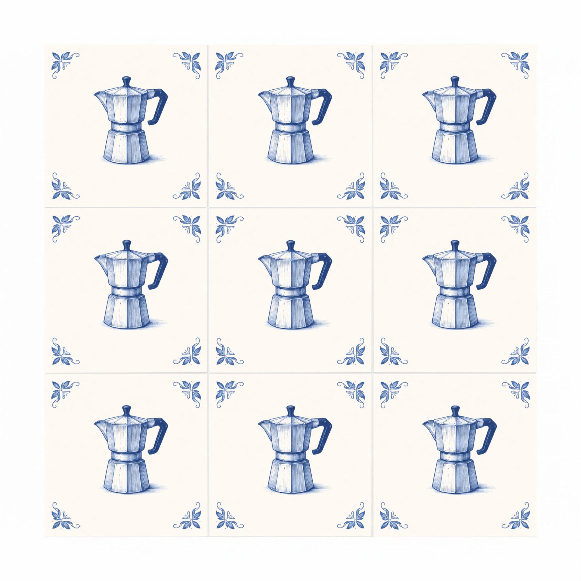 Azulejo Amsterdam Coffee