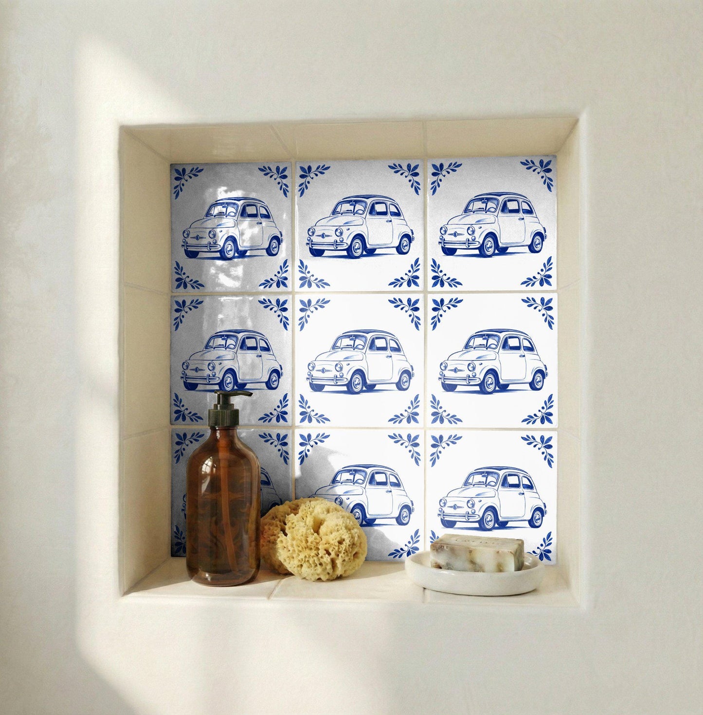 Azulejo Milan vintage coche