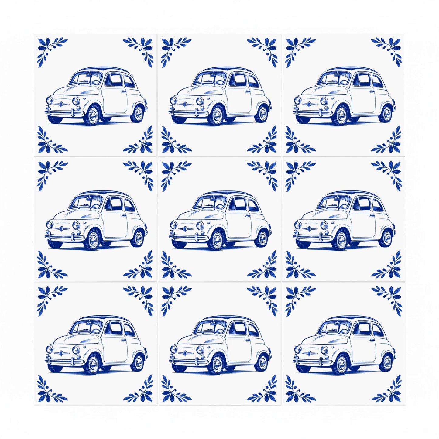 Azulejo Milan vintage coche