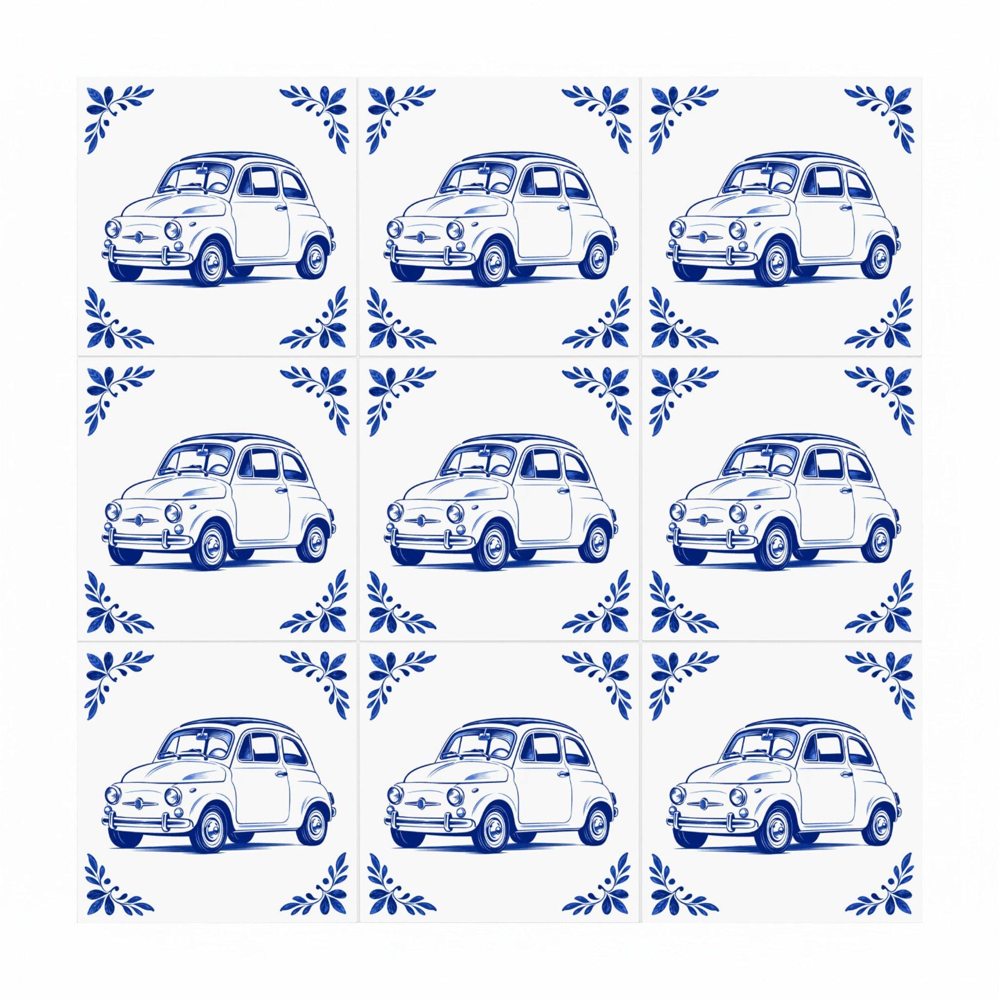 Azulejo Milan vintage coche