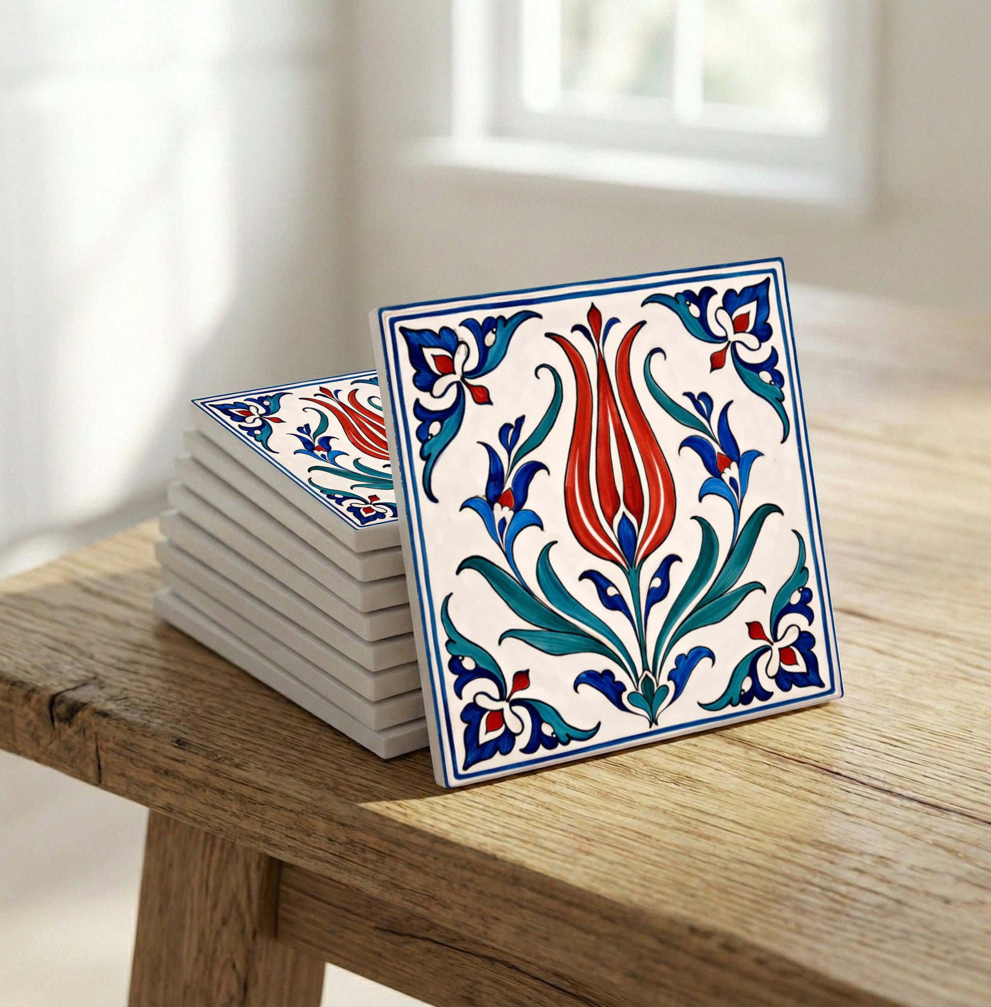 Turkish Tulip — Floral & Botanical Design Decorative Tile
